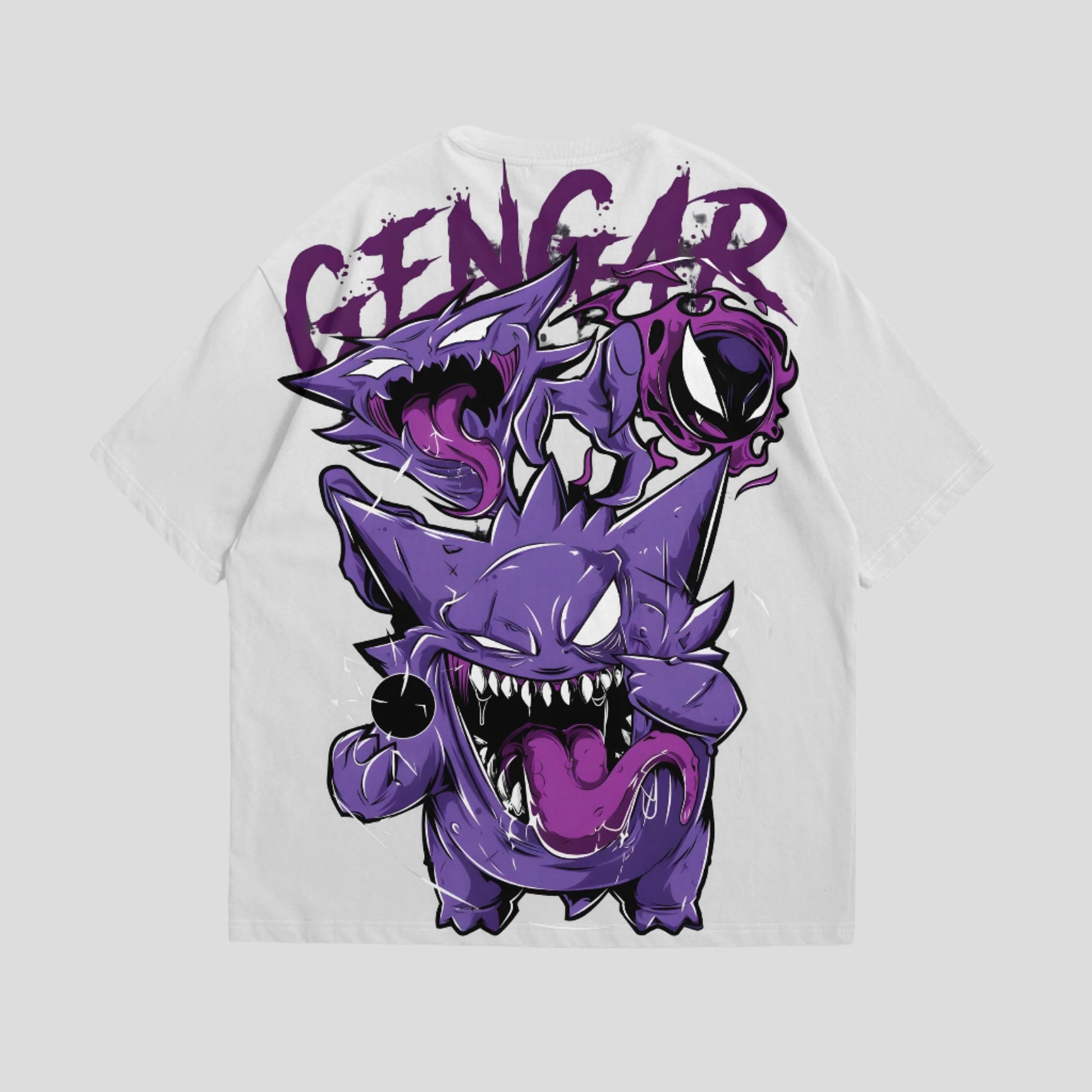 Gengar Oversized Tshirt Drop Shoulder 240 GSM