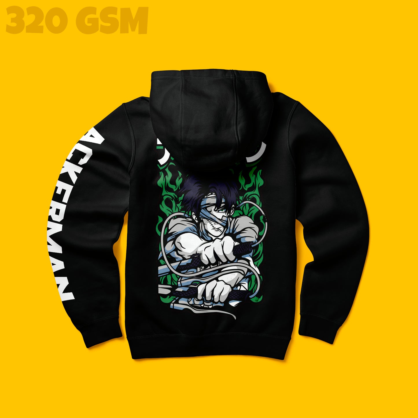 Levi Final Season Hoodie 320 GSM Cotton