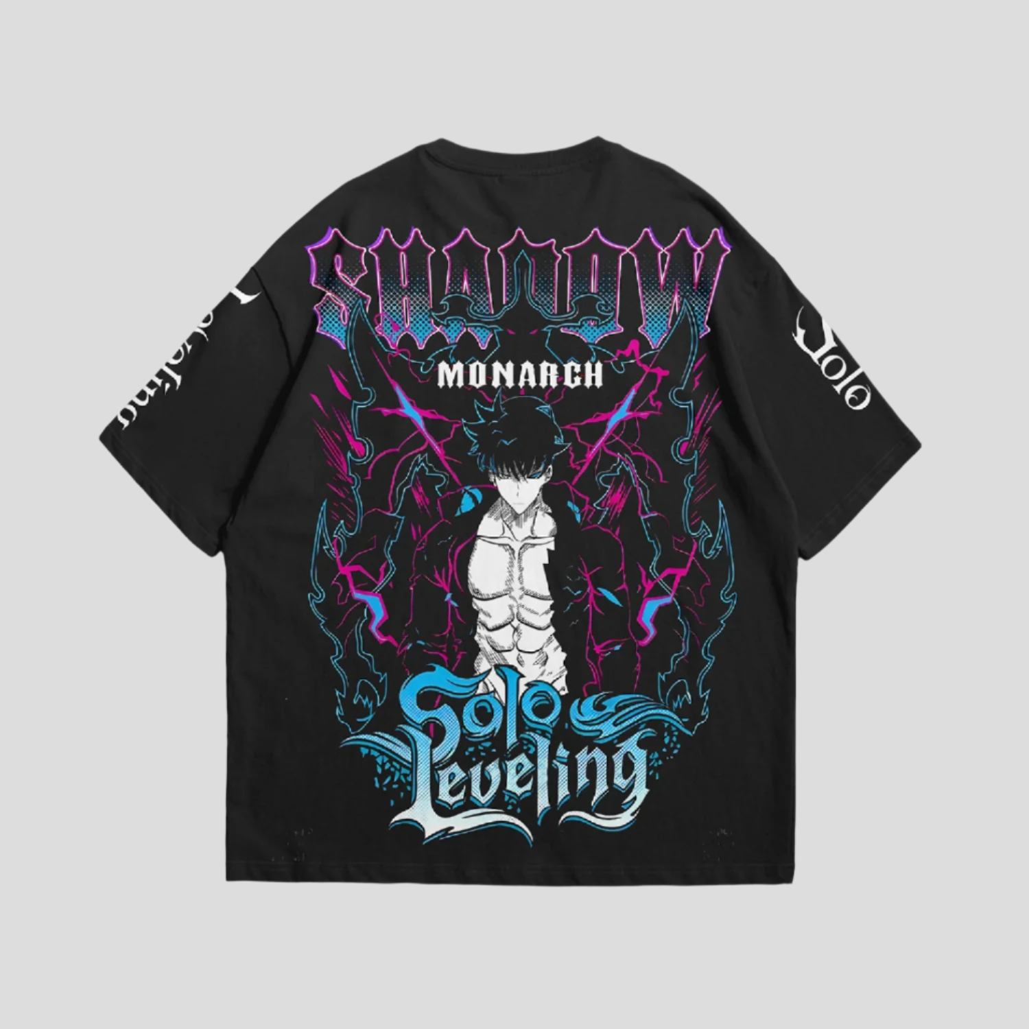 Shadow Monarch Solo Leveling Oversized 240GSM