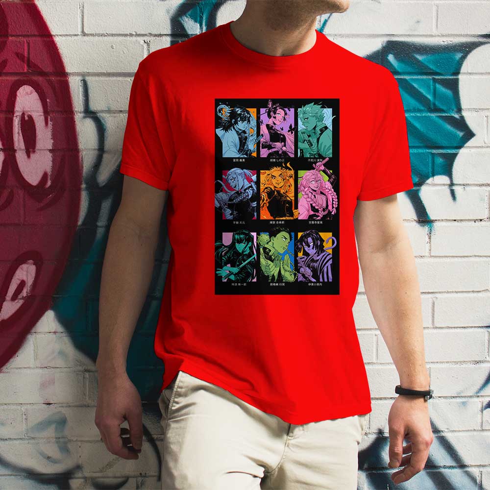 Demon Slayer Pillars Tshirt - Gizmoz.in