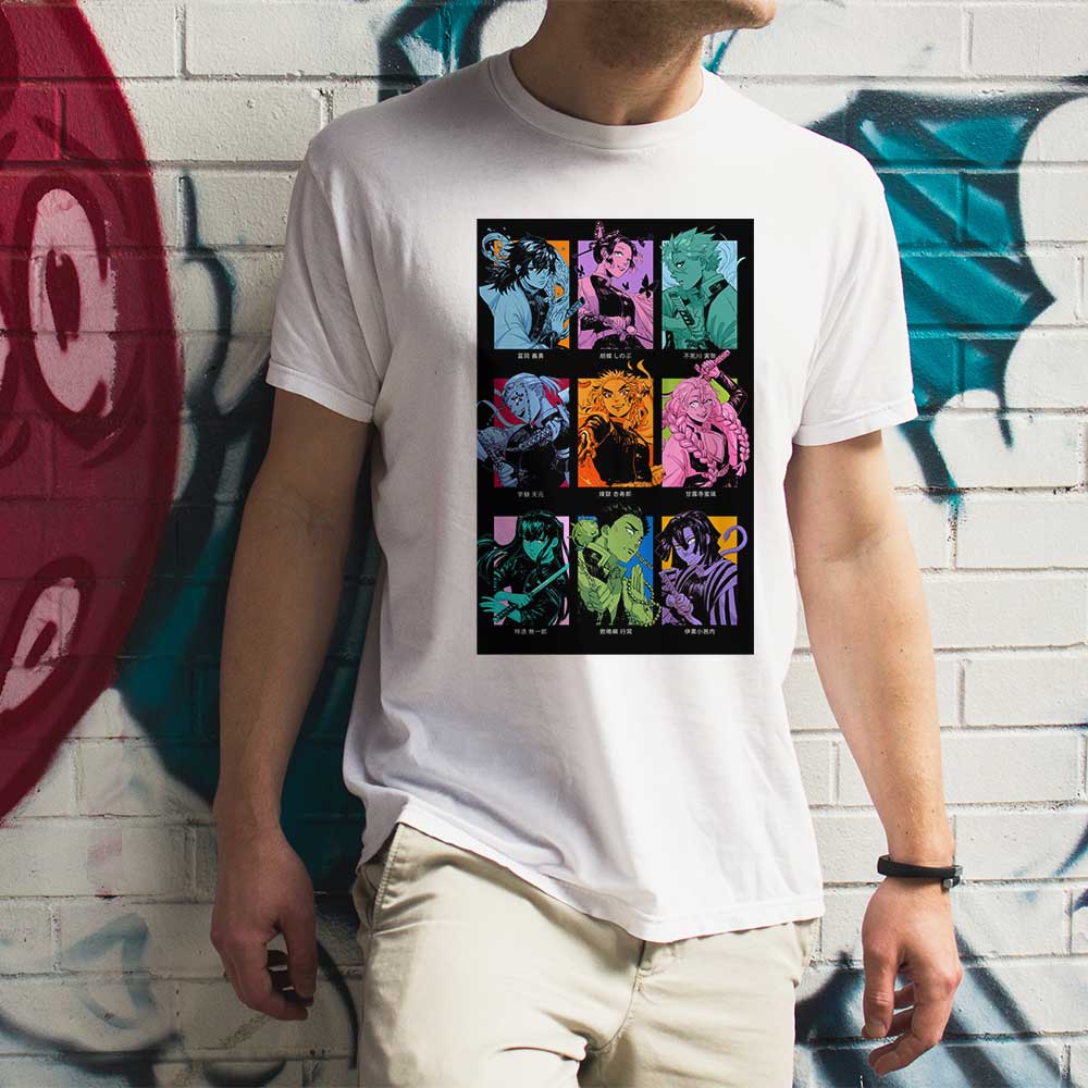 Demon Slayer Pillars Tshirt - Gizmoz.in