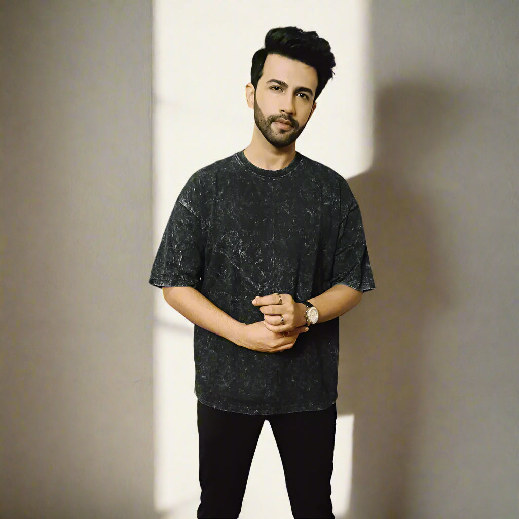 Oversized Acid washed 240 GSM Tshirt