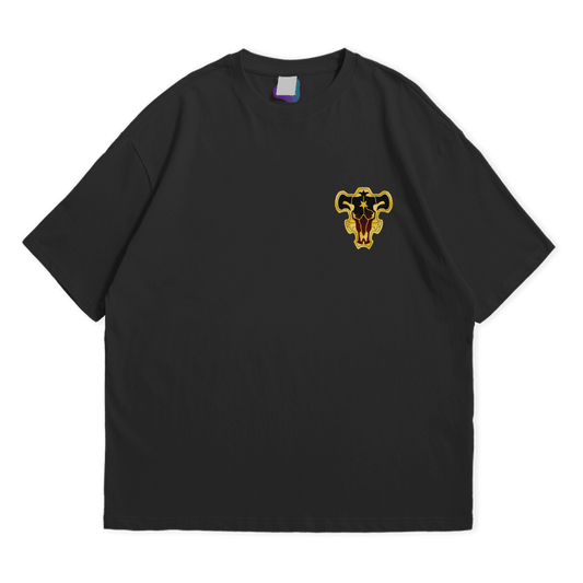 Black Clover Gold Tshirt Drop Shoulder 240 GSM