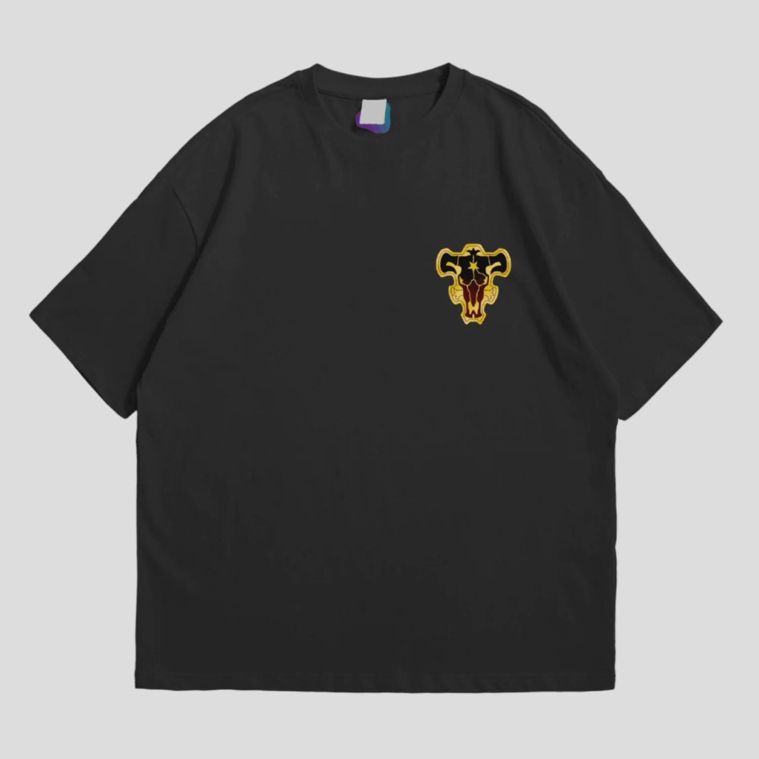 Black Clover Gold Tshirt Drop Shoulder 240 GSM