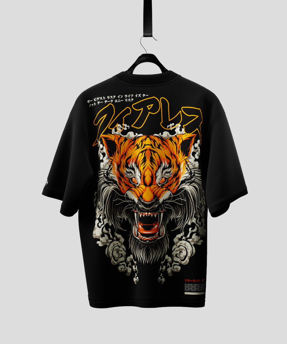 Wild Tiger Oversized Tshirt 240 GSM