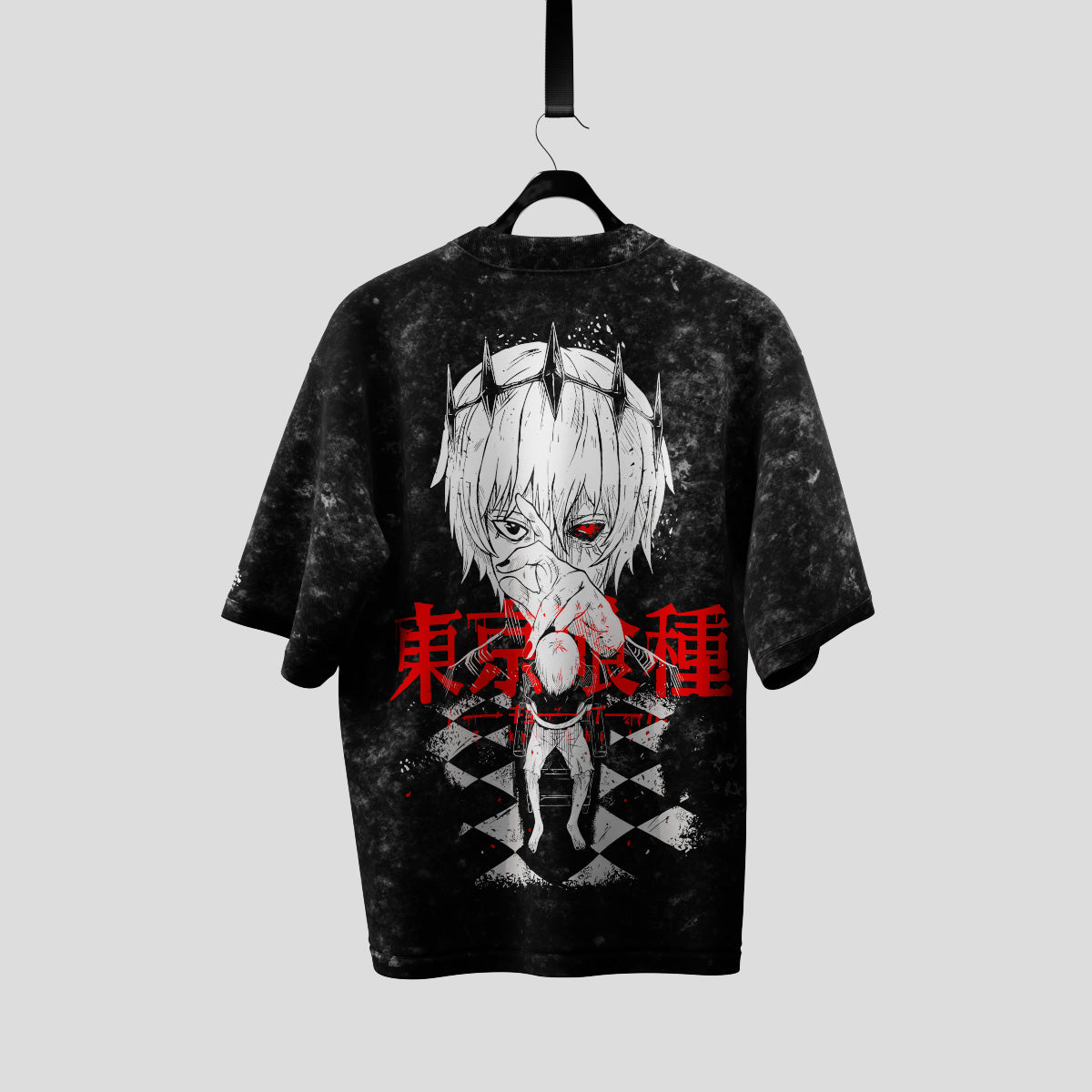 Tokyo Ghoul Acid wash Oversized 240 GSM