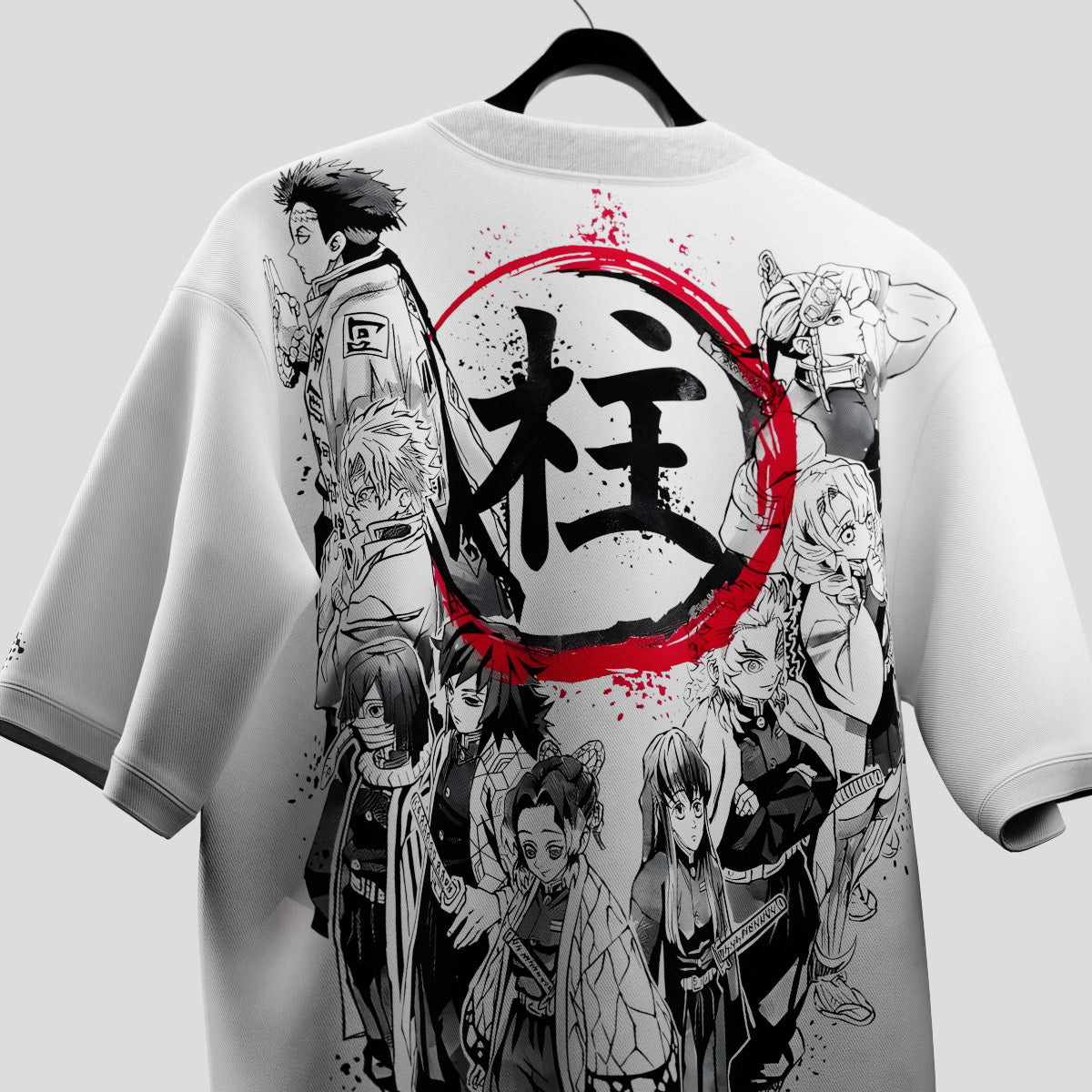 Demon Slayer White Oversized 240 GSM