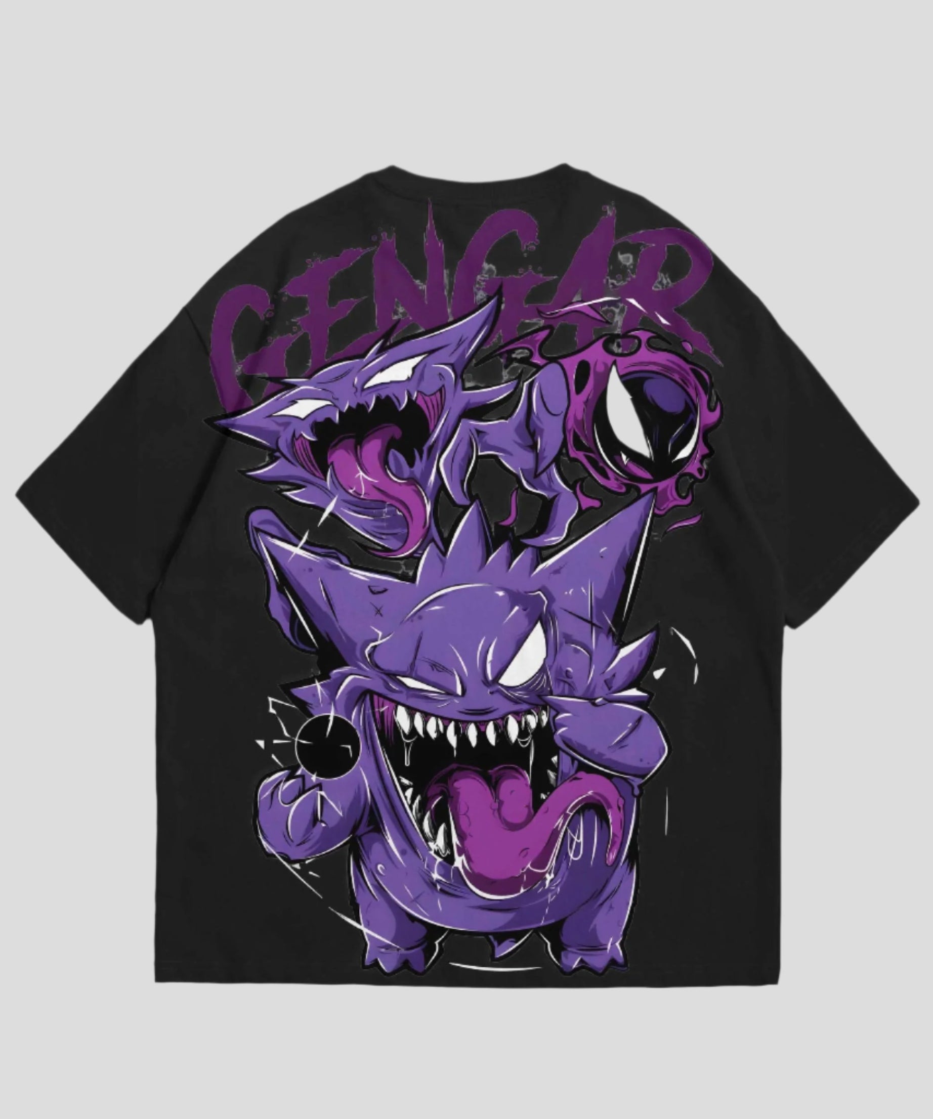 Gengar Oversized Tshirt Drop Shoulder 240 GSM