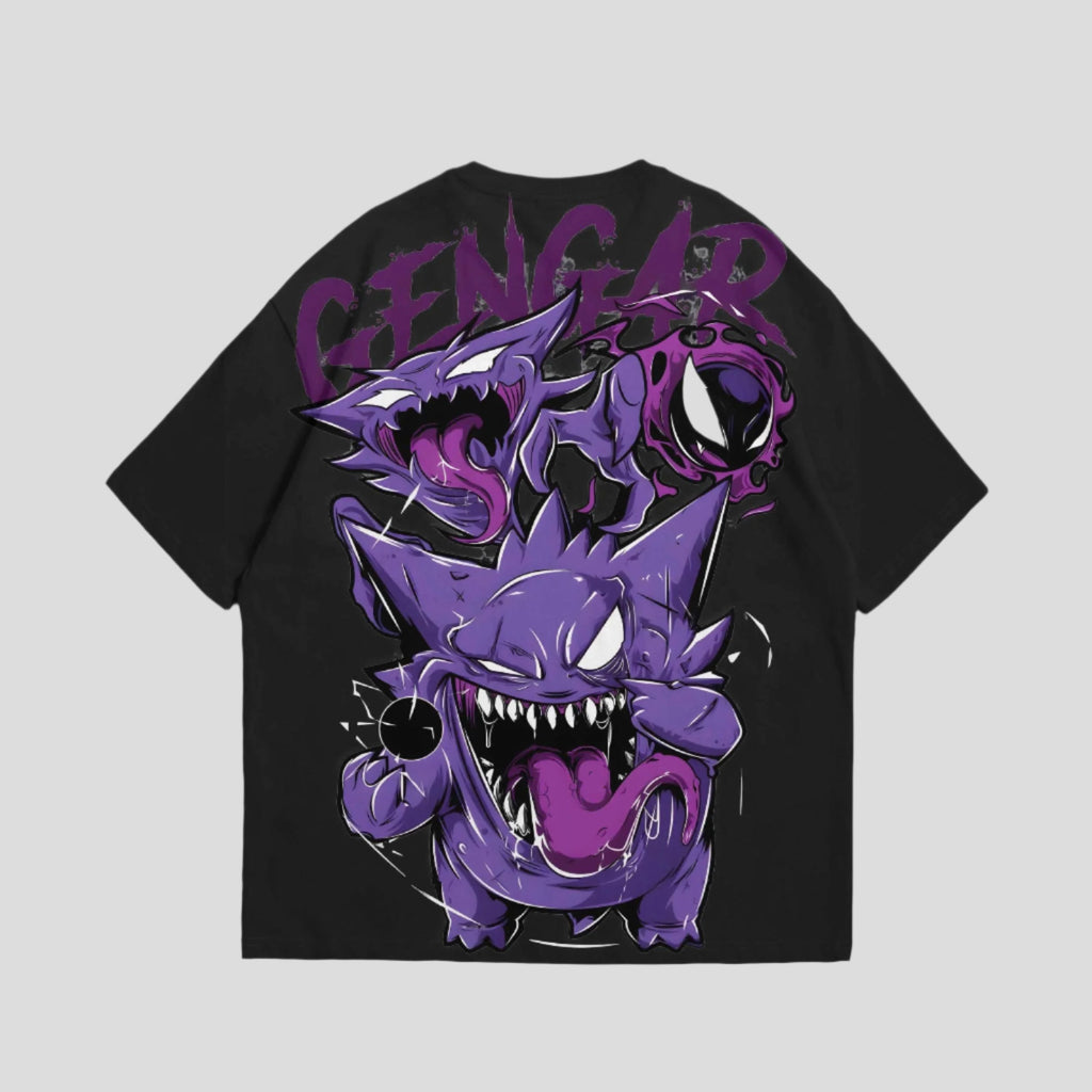 Gengar Oversized Tshirt Drop Shoulder 240 GSM