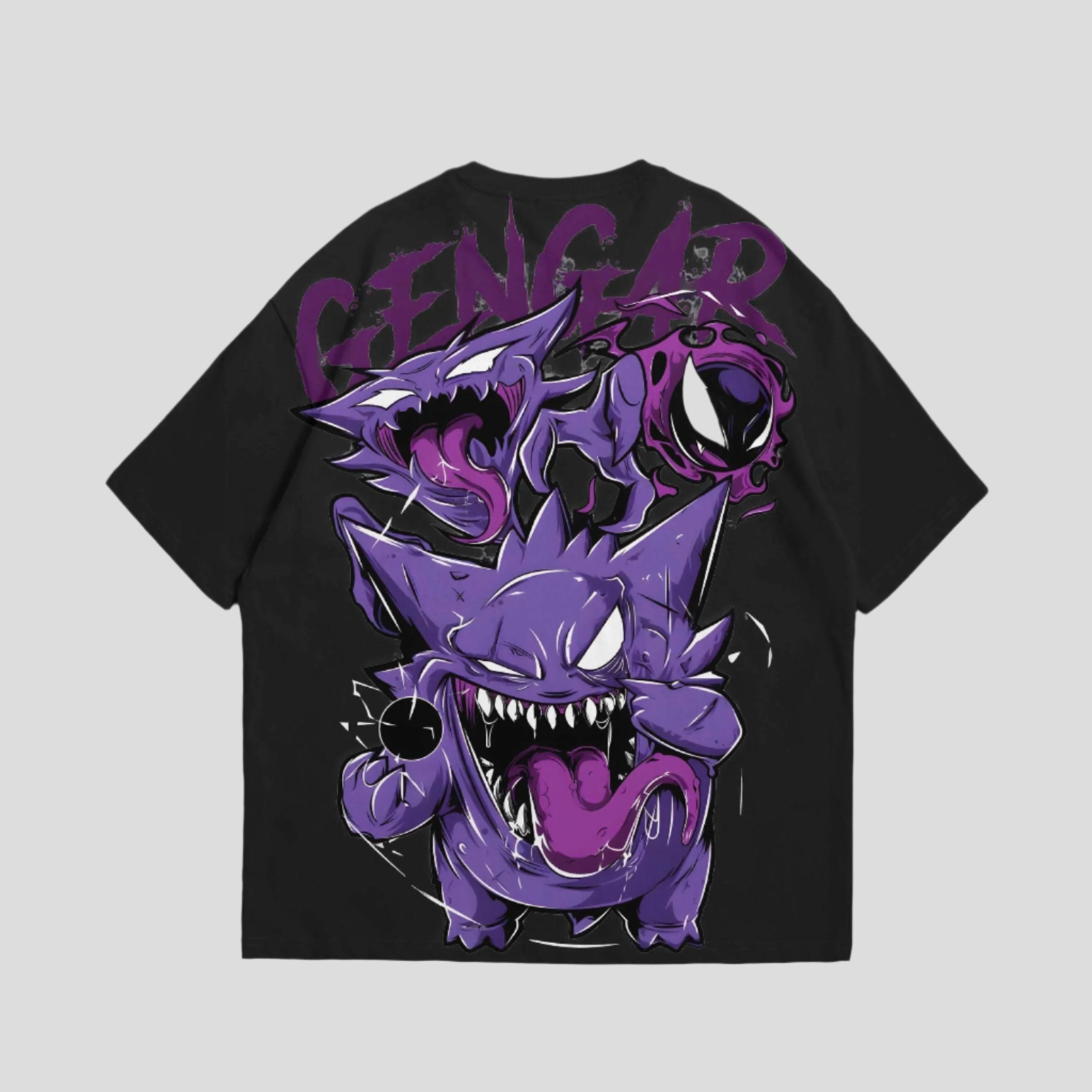 Gengar Oversized Tshirt Drop Shoulder 240 GSM