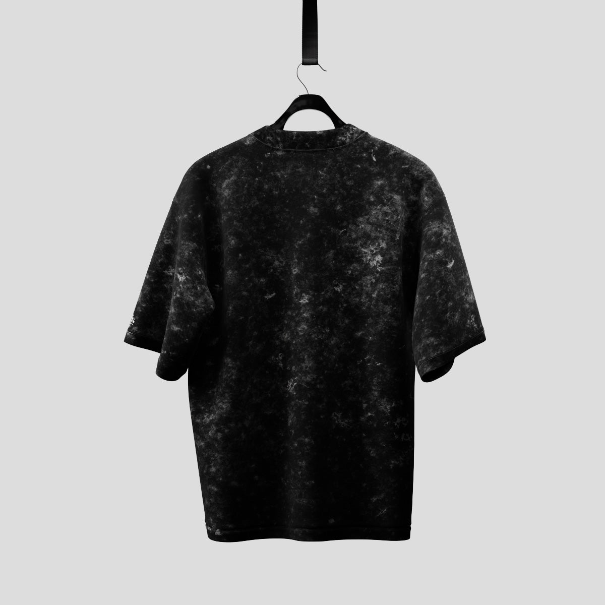 Kuromi Oversized Tshirt Drop Shoulder Stone Washed