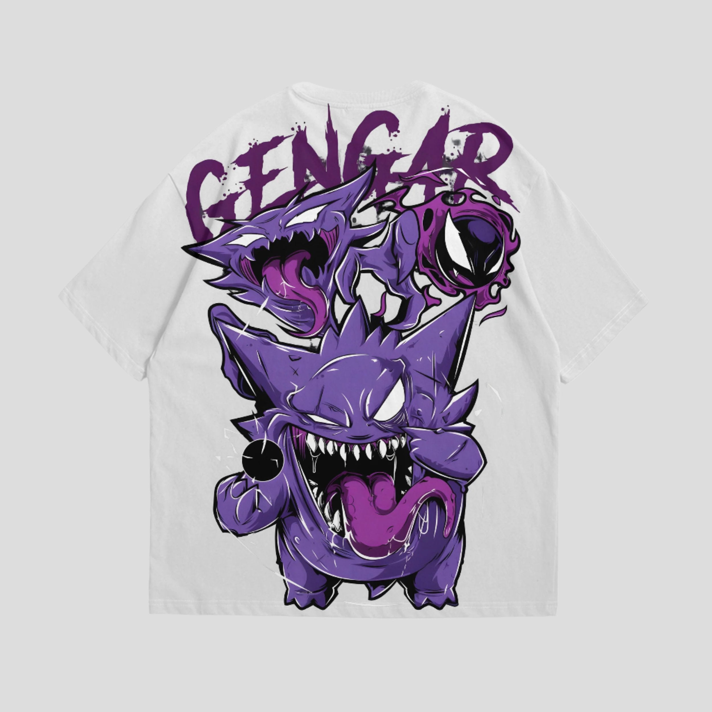 Gengar Oversized Tshirt Drop Shoulder 240 GSM