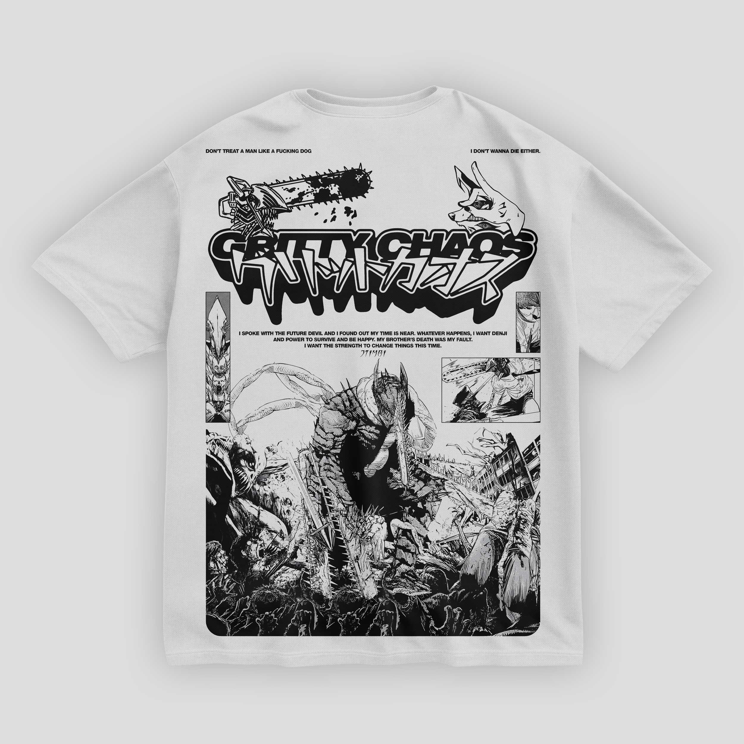 Chainsaw Man's Chaos 240GSM