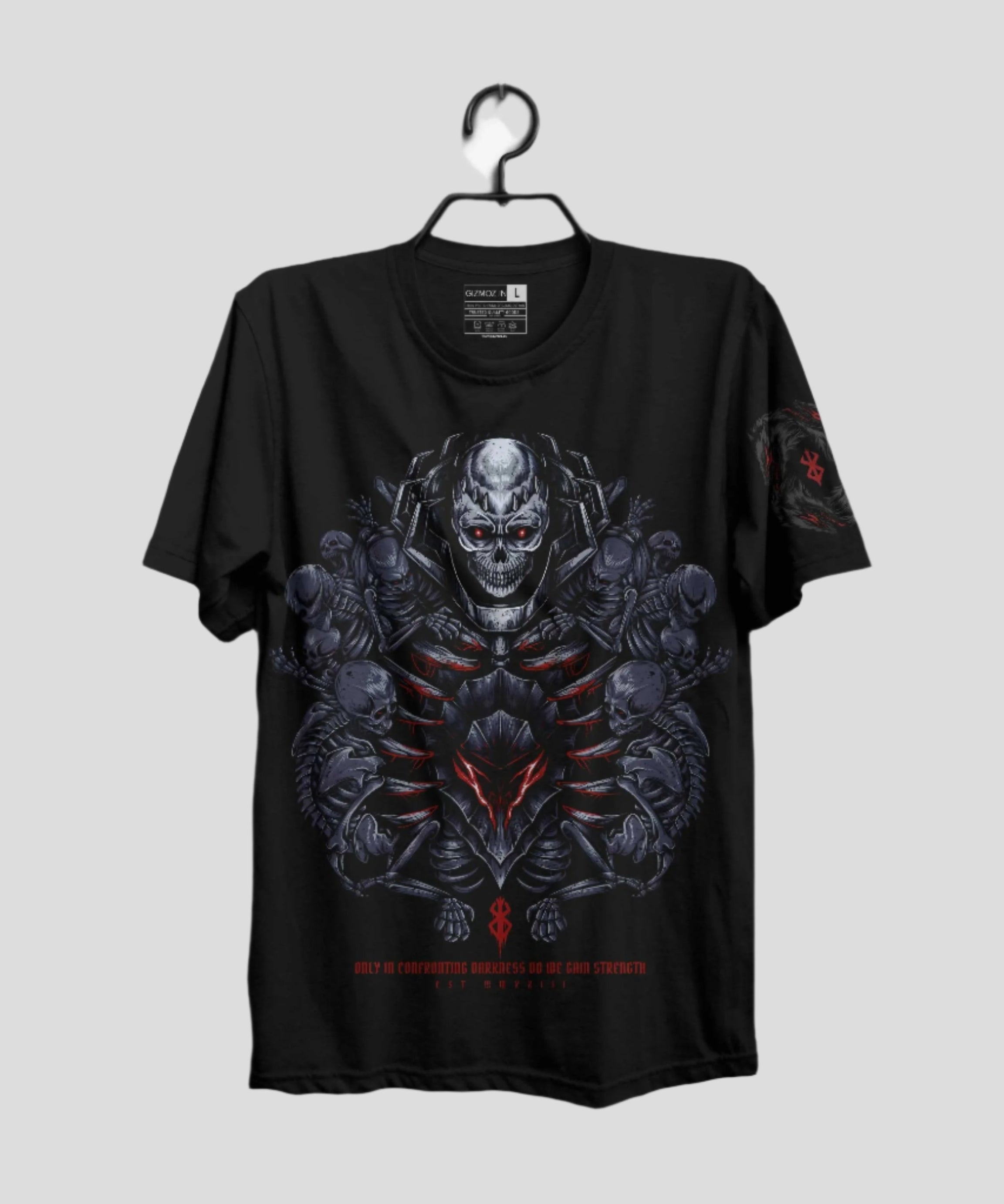 Berserk Grey Skull Tshirt