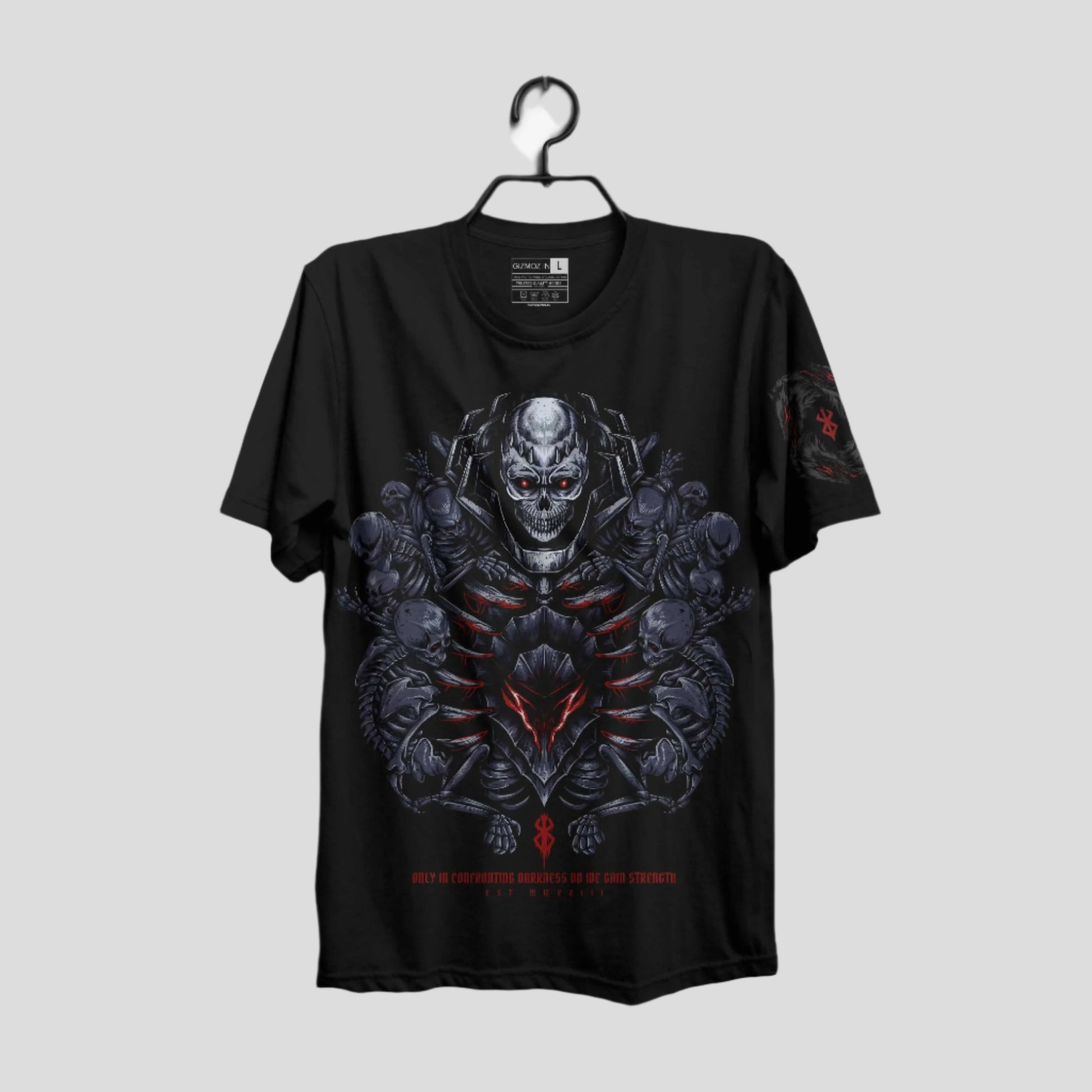 Berserk Grey Skull Tshirt