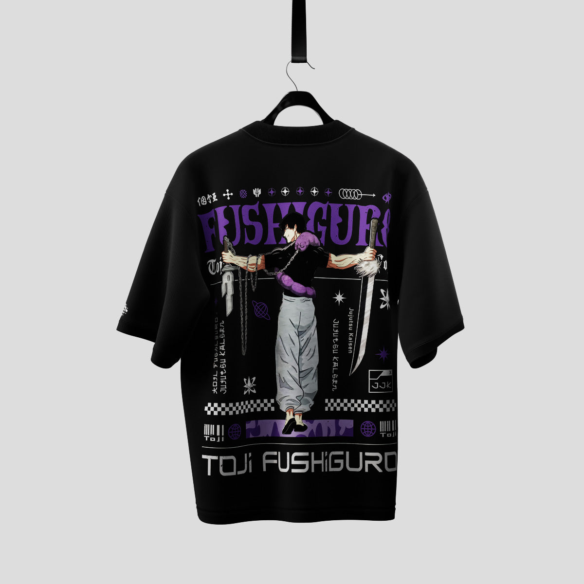 Toji Swords Oversized Tshirt 240 GSM