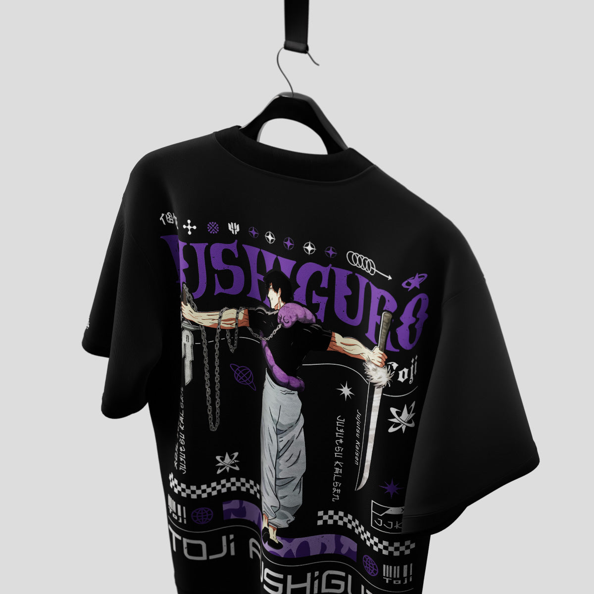 Toji Swords Oversized Tshirt 240 GSM