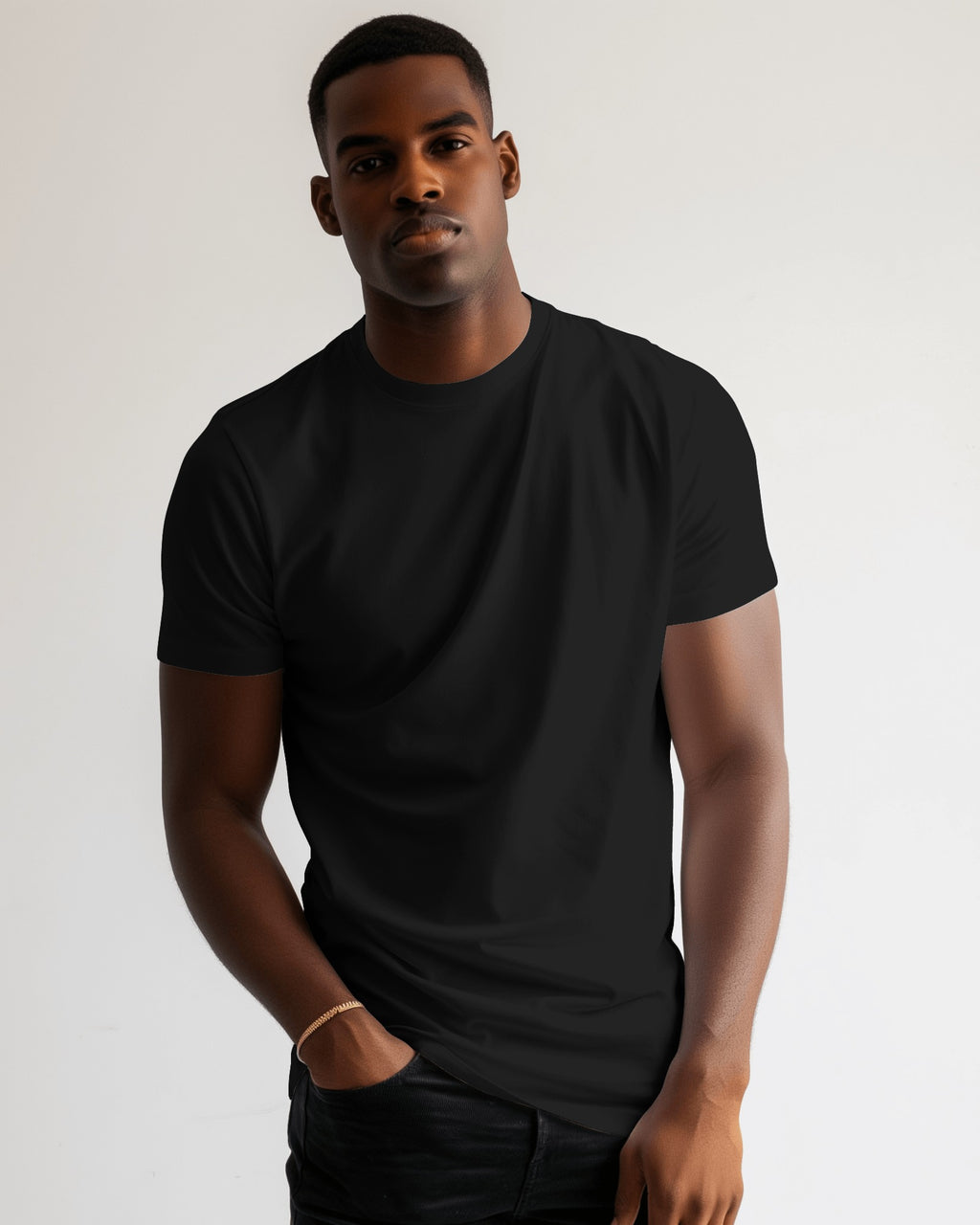 Crew Neck Plain Tshirt