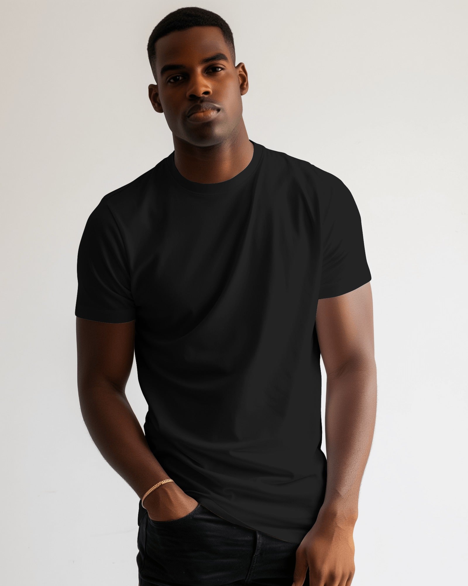 Crew Neck Plain Tshirt