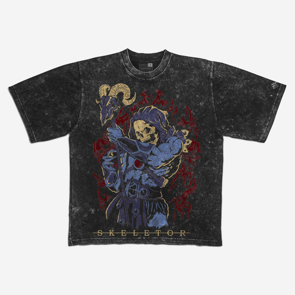 Skeletor Acid washed Oversized 240 GSM