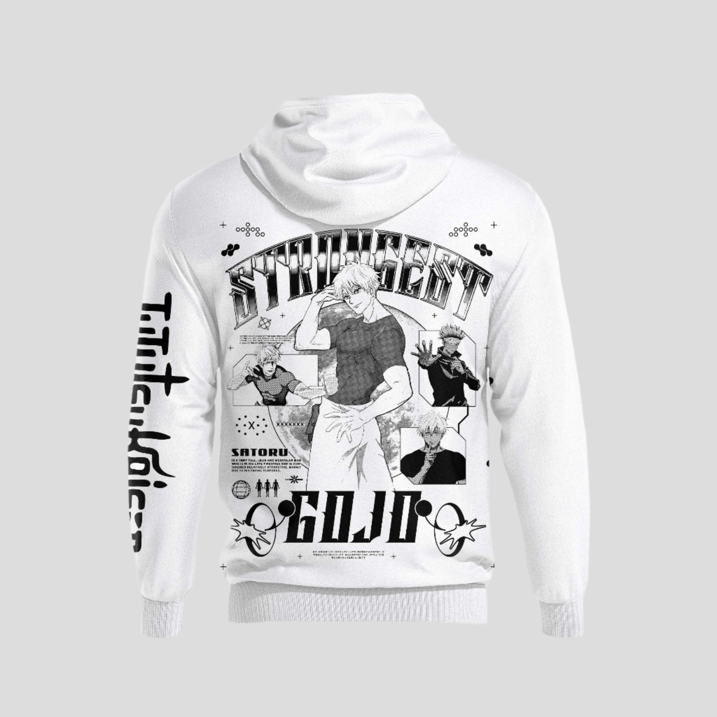 Gojo Saturo Halftone Hoodie 350 GSM