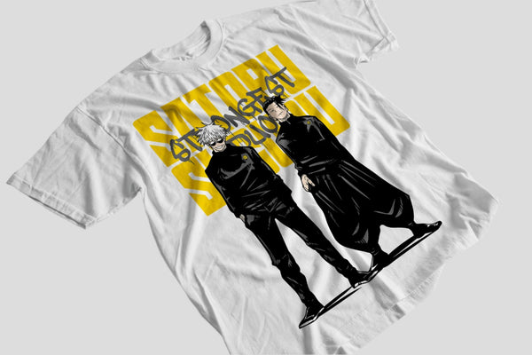 Gojo, Geto Strongest Duo Jujutsu kaisen Regular Tshirt