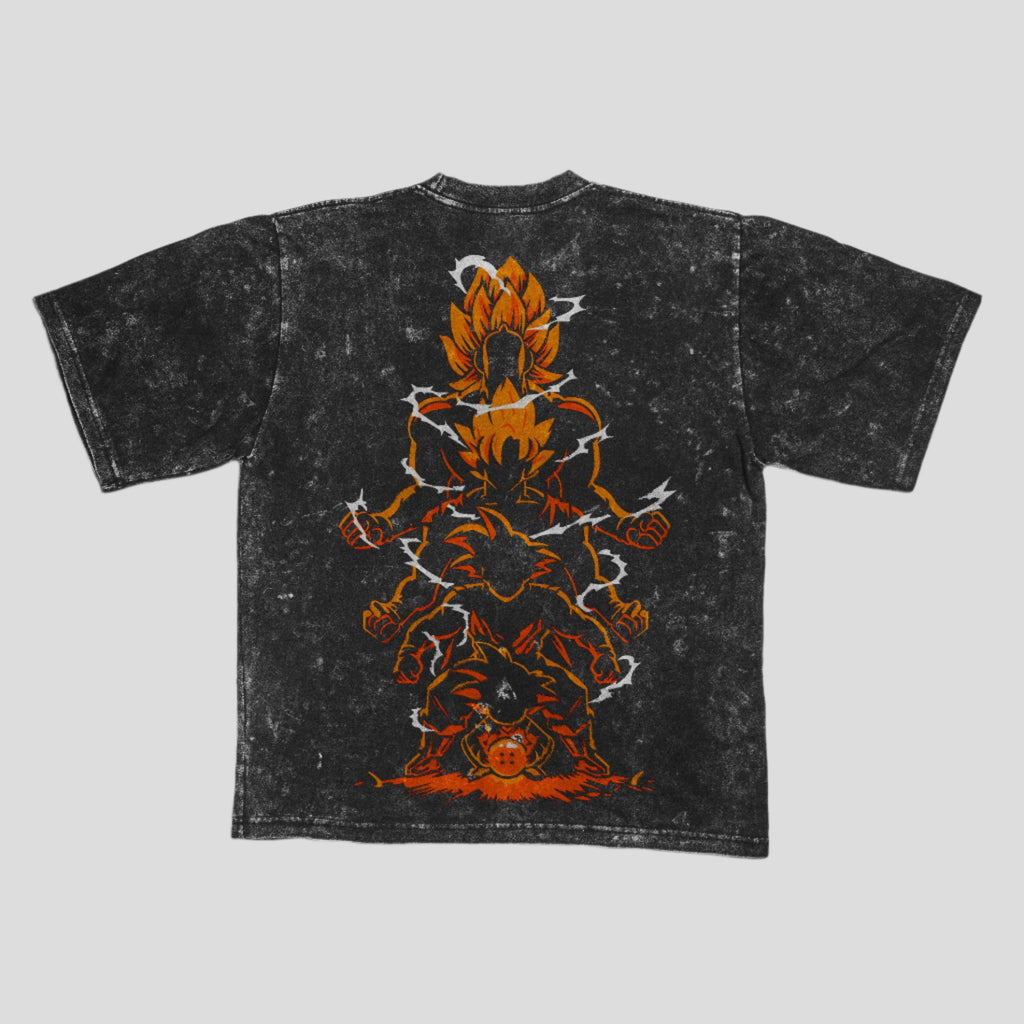 Goku Acid washed Oversized 240 GSM