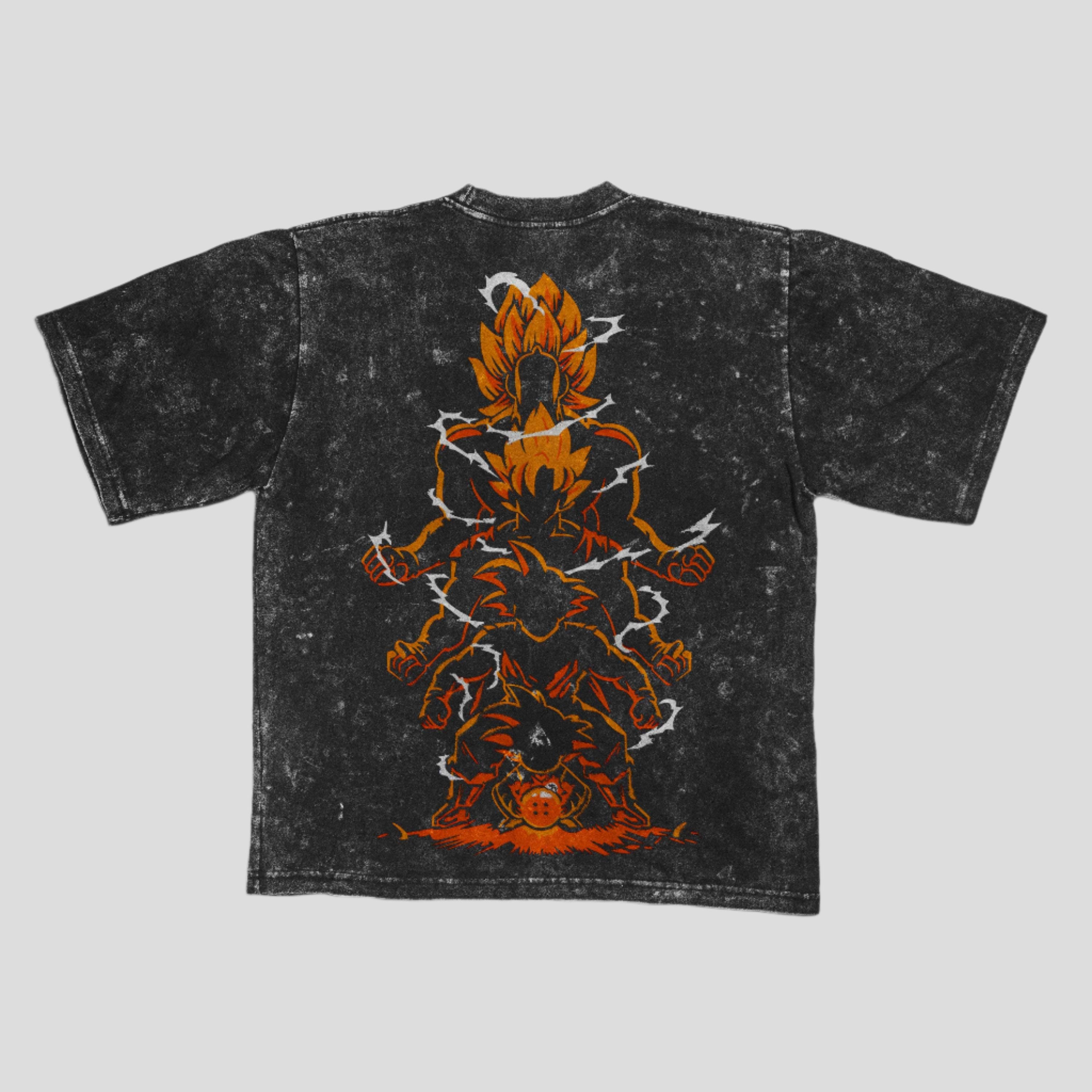 Goku Acid washed Oversized 240 GSM