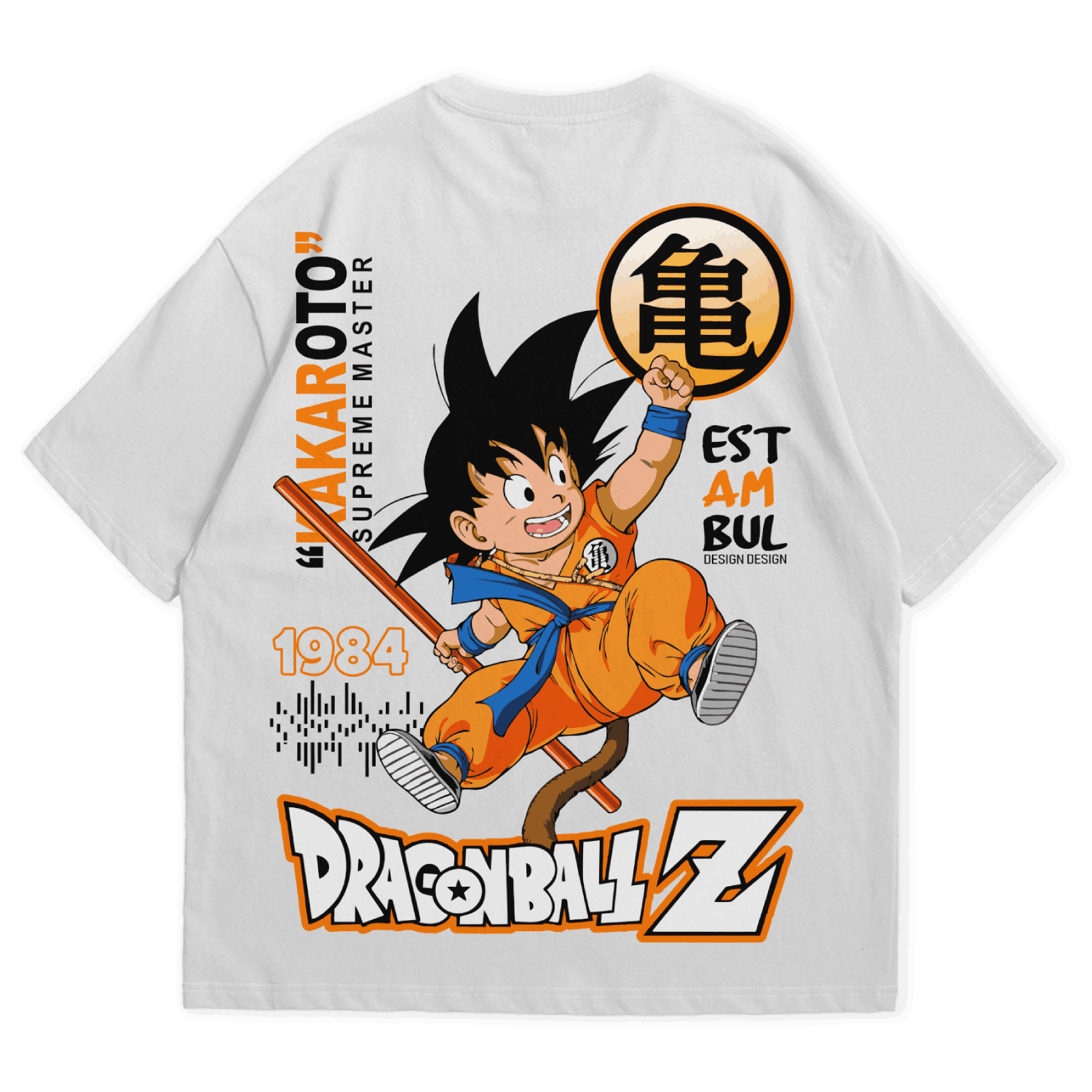 Goku 1984 Edition Oversized Tshirt Drop Shoulder 240 GSM