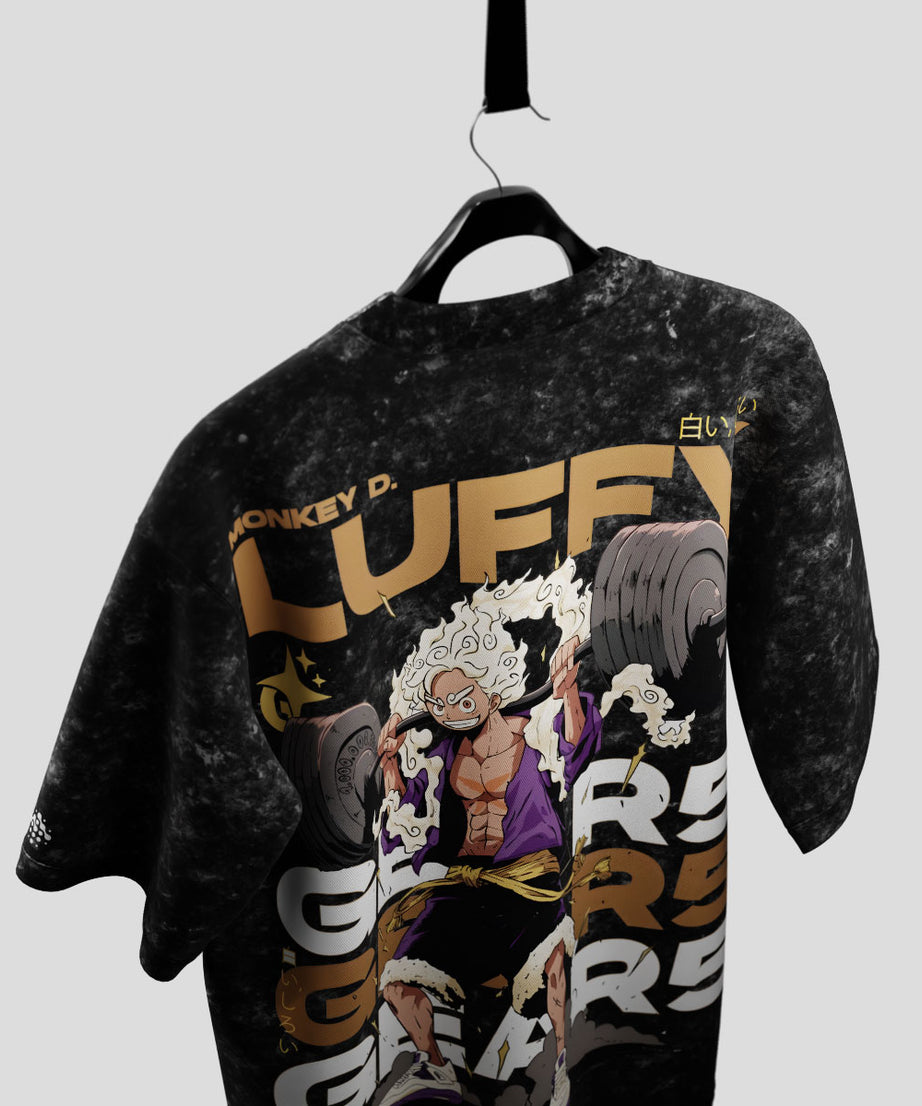 Gym Rat Luffy Acid Wash 240GSM