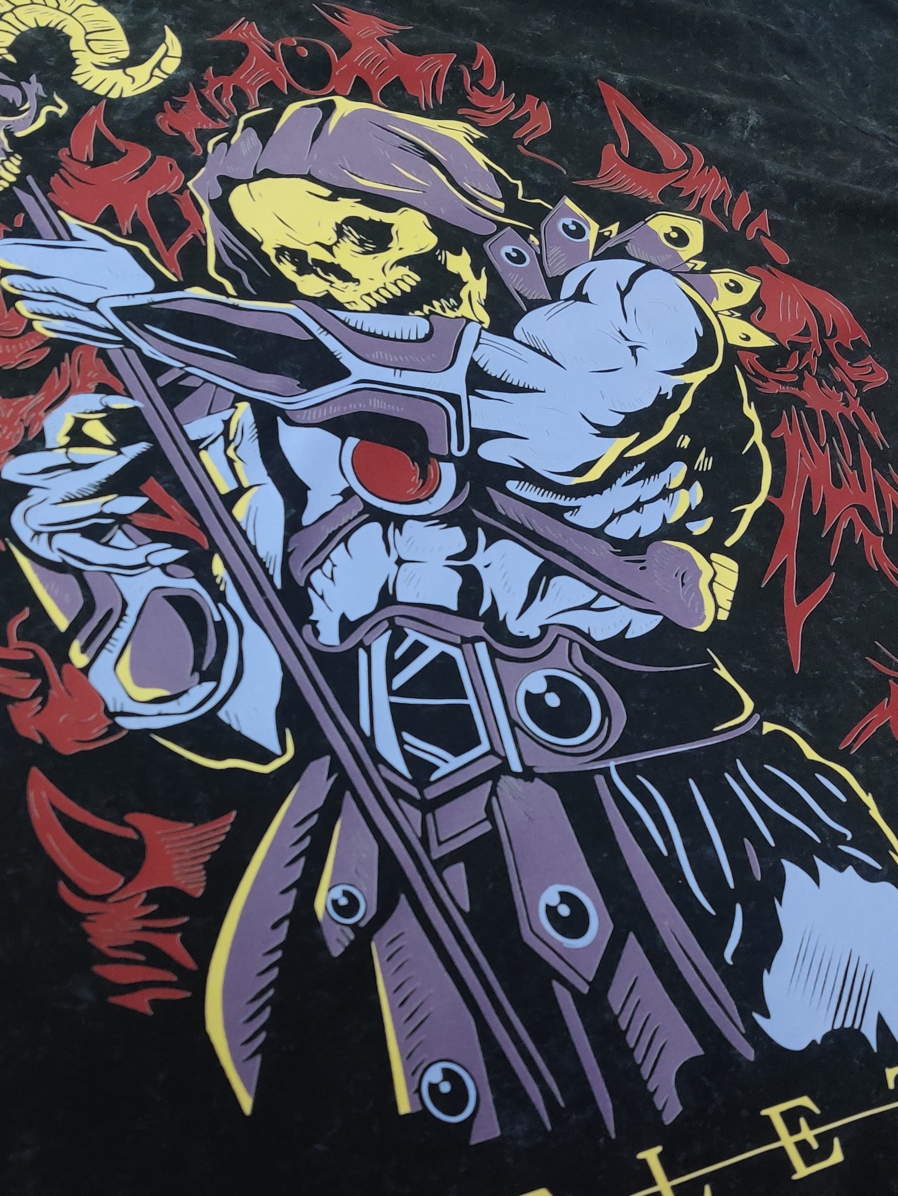 Skeletor Acid washed Oversized 240 GSM