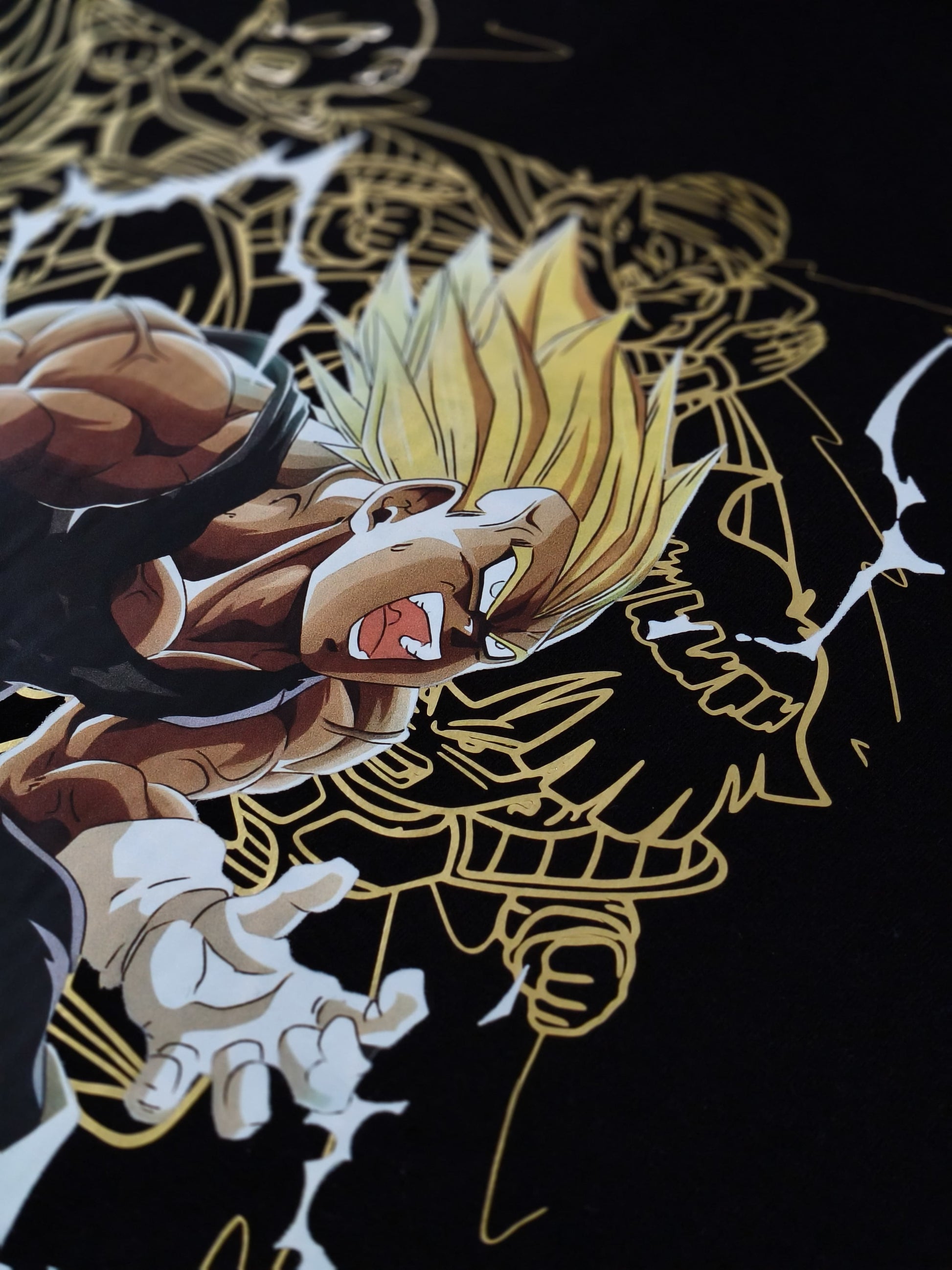 Vegeta Thunder Zipper Hoodie 350 GSM