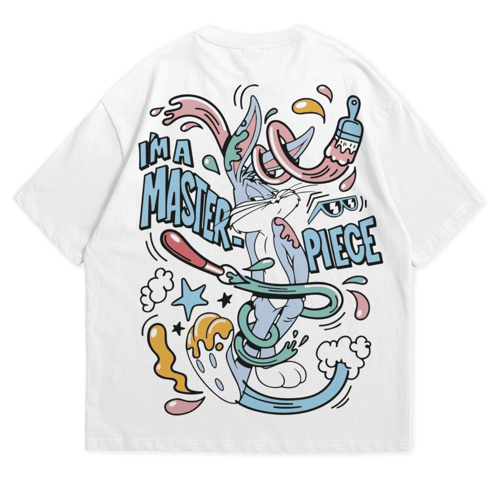 Master Piece Tshirt Drop Shoulder 240 GSM