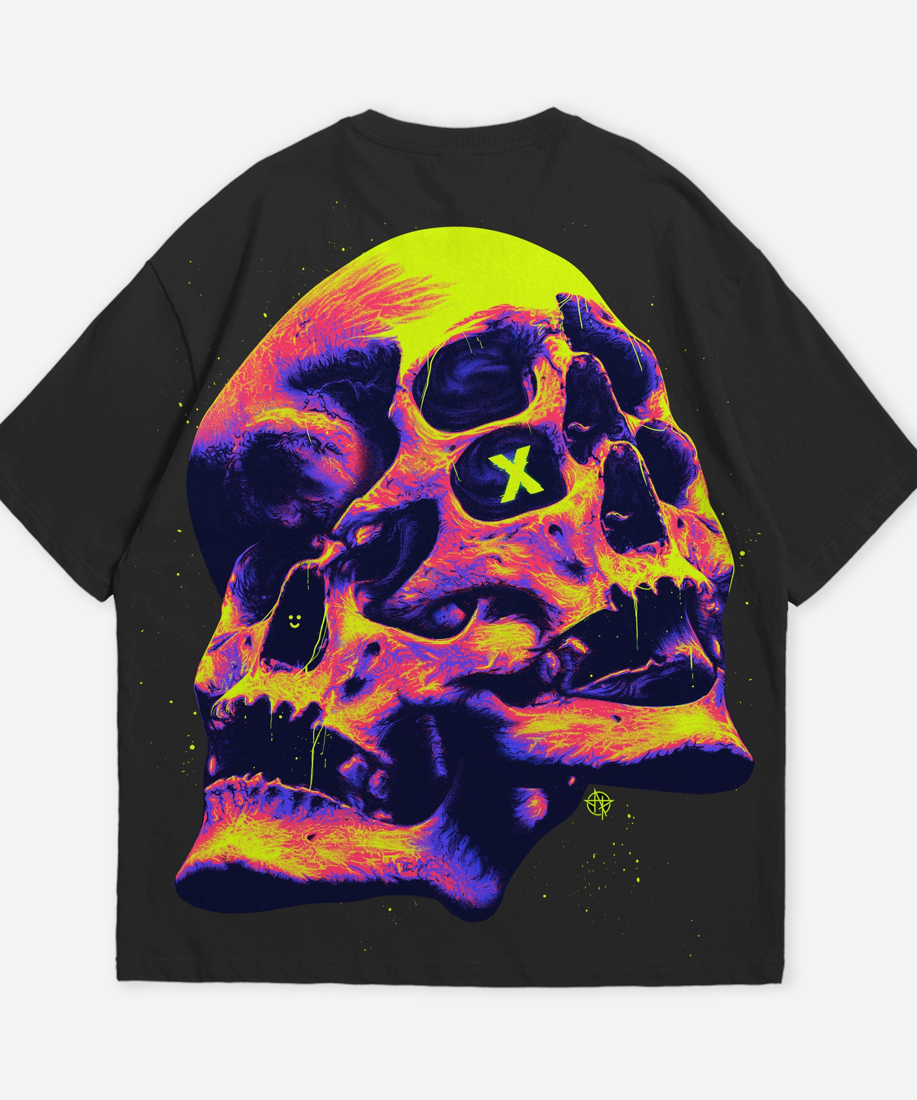 X Skull Oversized Tshirt 250 GSM