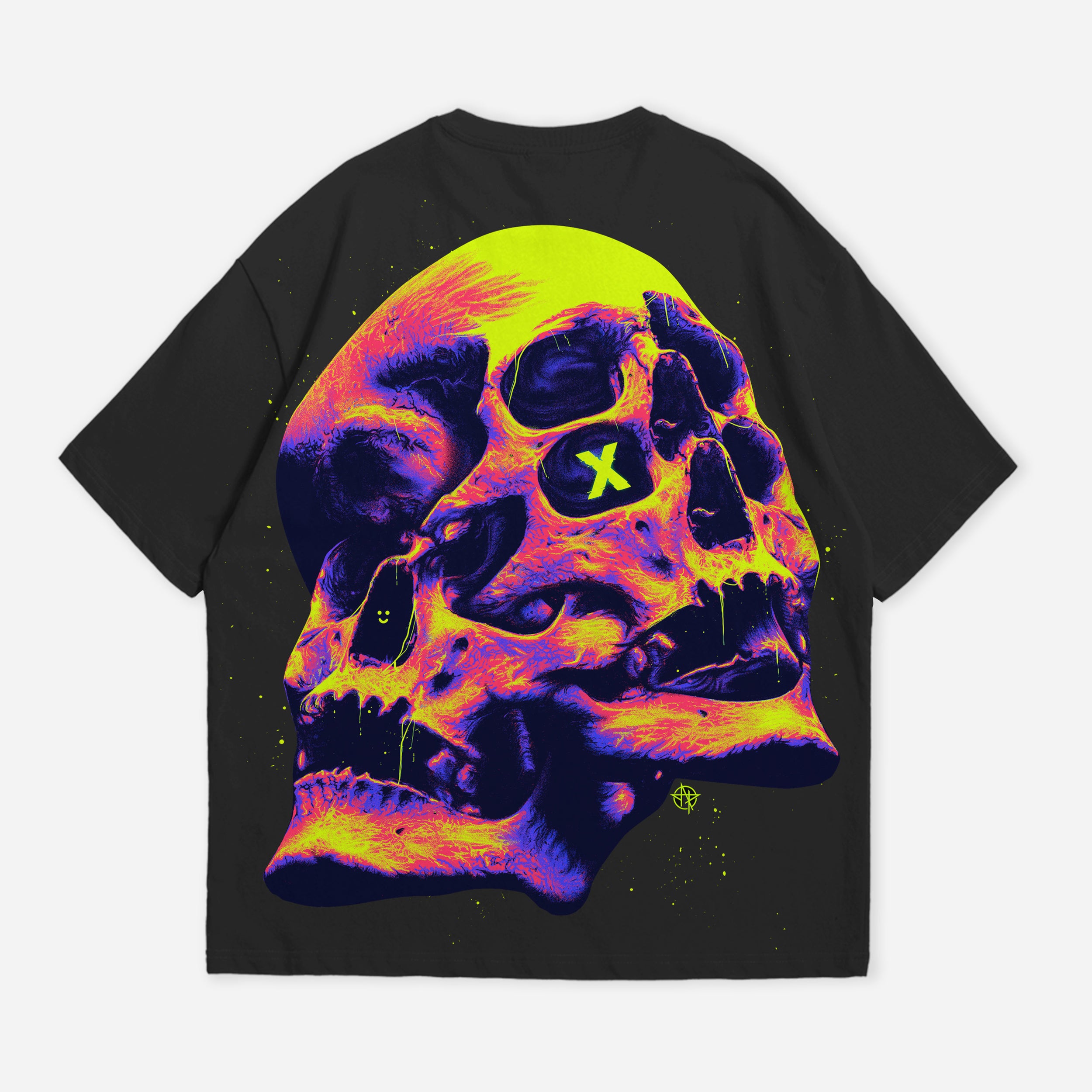 X Skull Oversized Tshirt 250 GSM