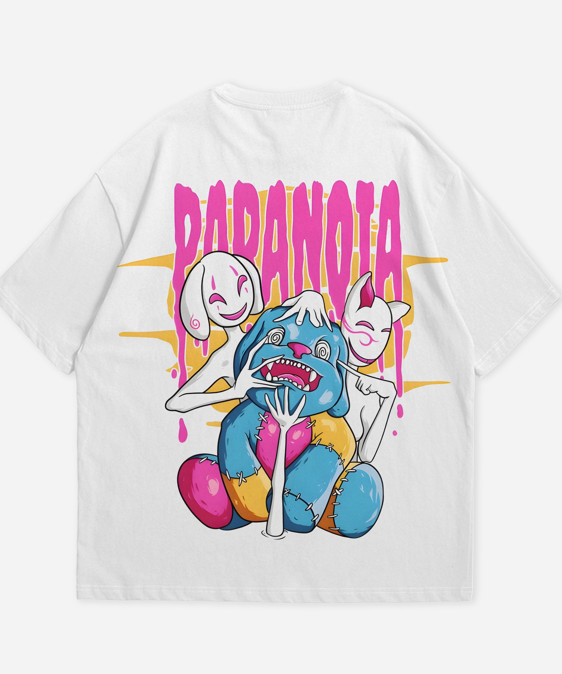 Paranoia Oversized Tshirt 250 GSM White