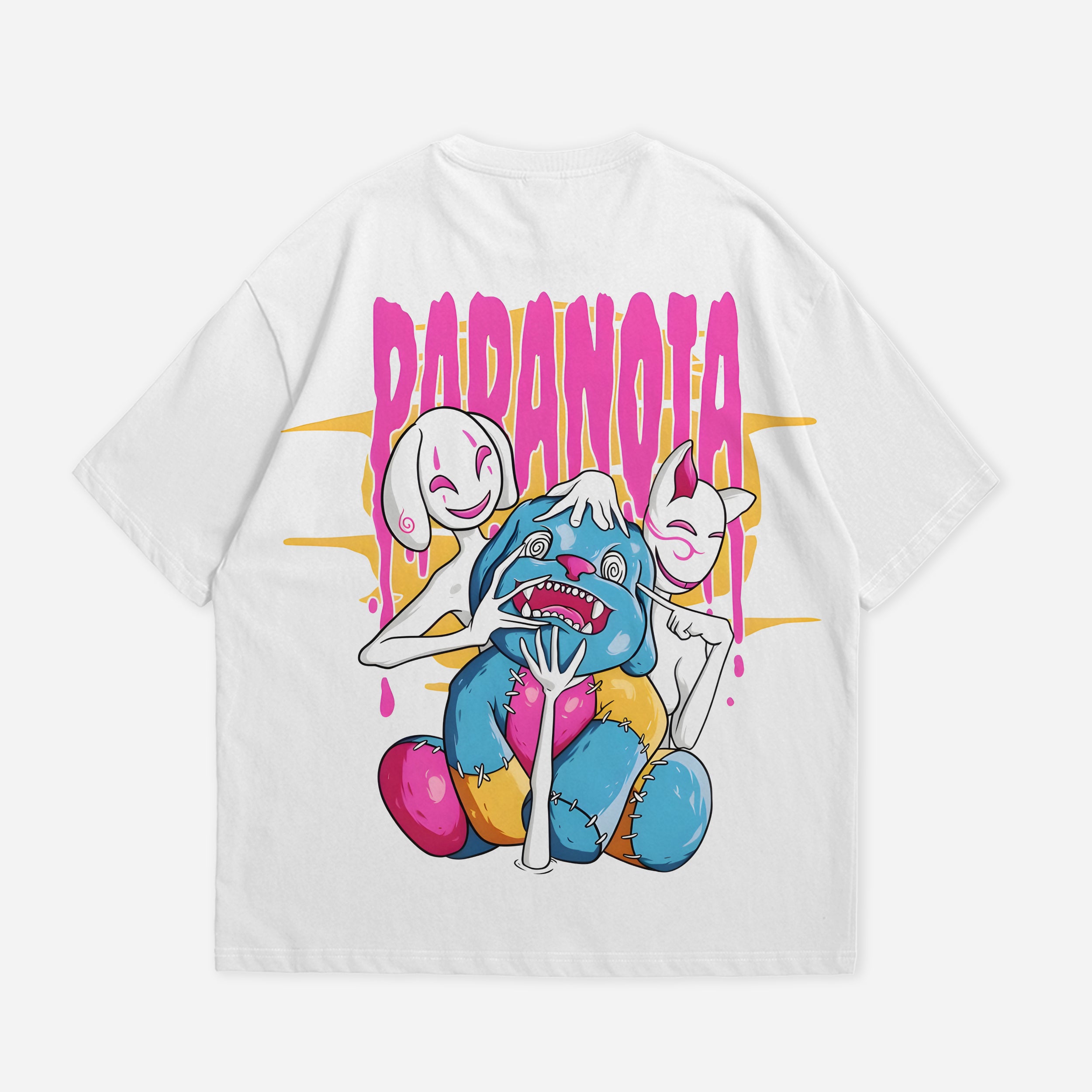 Paranoia Oversized Tshirt 250 GSM White