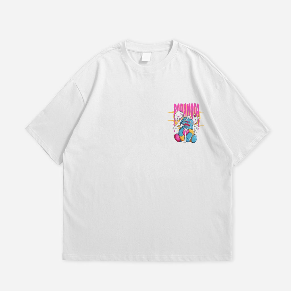 Paranoia Oversized Tshirt 250 GSM White