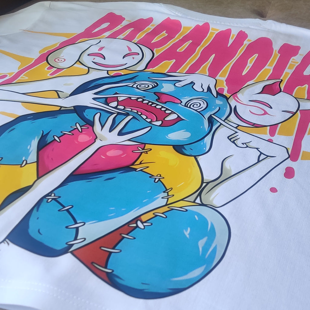 Paranoia Oversized Tshirt 250 GSM White