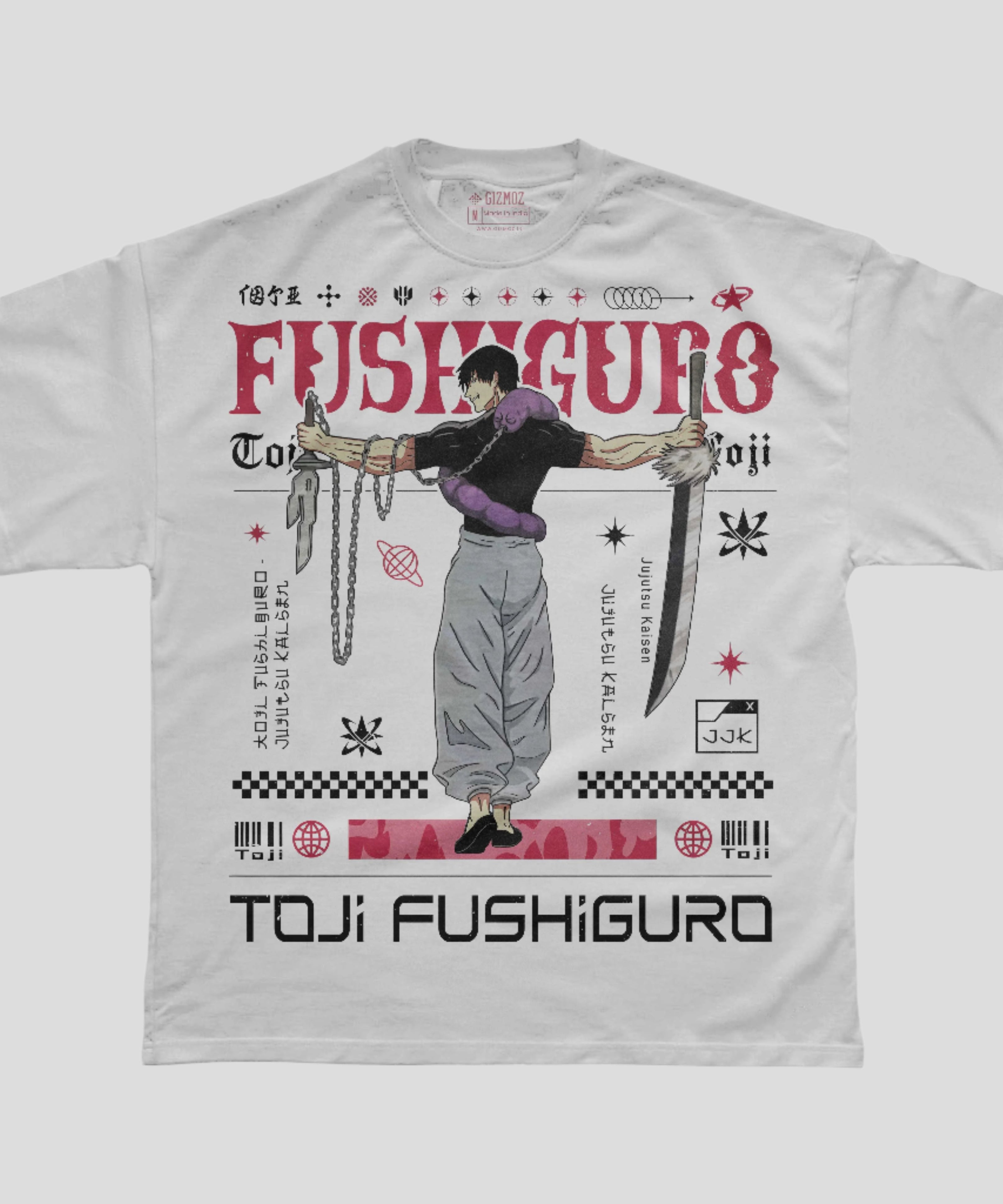 Toji Swords jujutsu Kaisen Tshirt