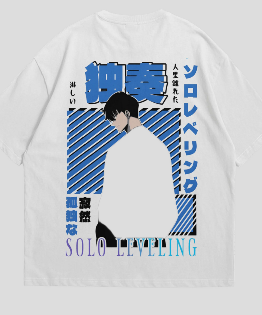 Sung Jinwoo Oversized Tshirt Drop Shoulder 240 GSM