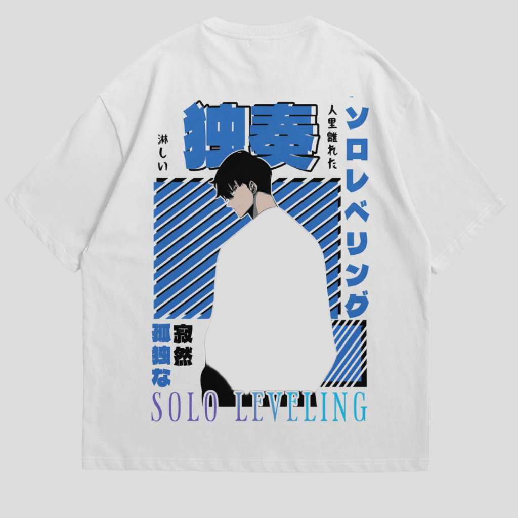 Sung Jinwoo Oversized Tshirt Drop Shoulder 240 GSM
