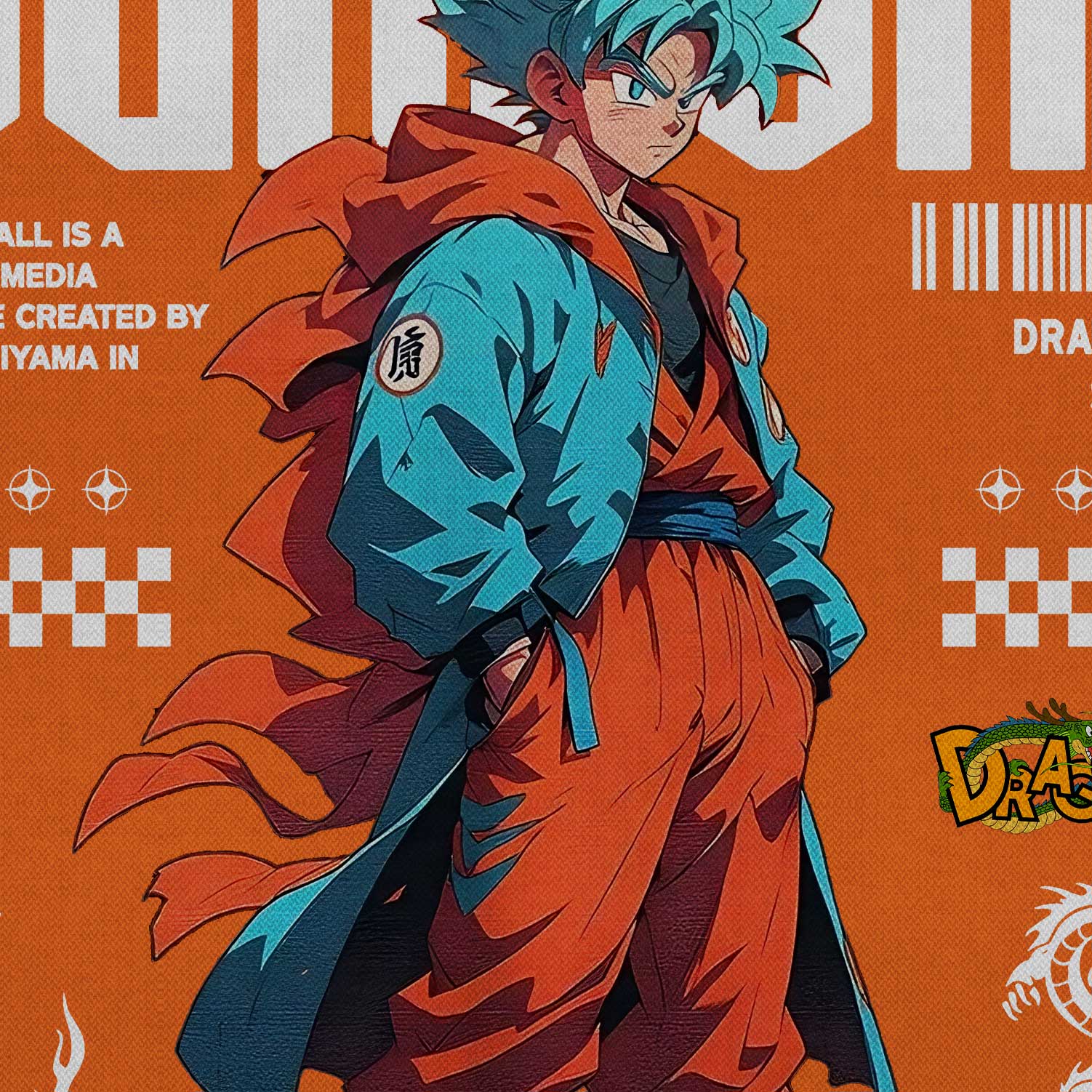 Goku EST 1984 Oversized Tshirt Drop Shoulder 240 GSM