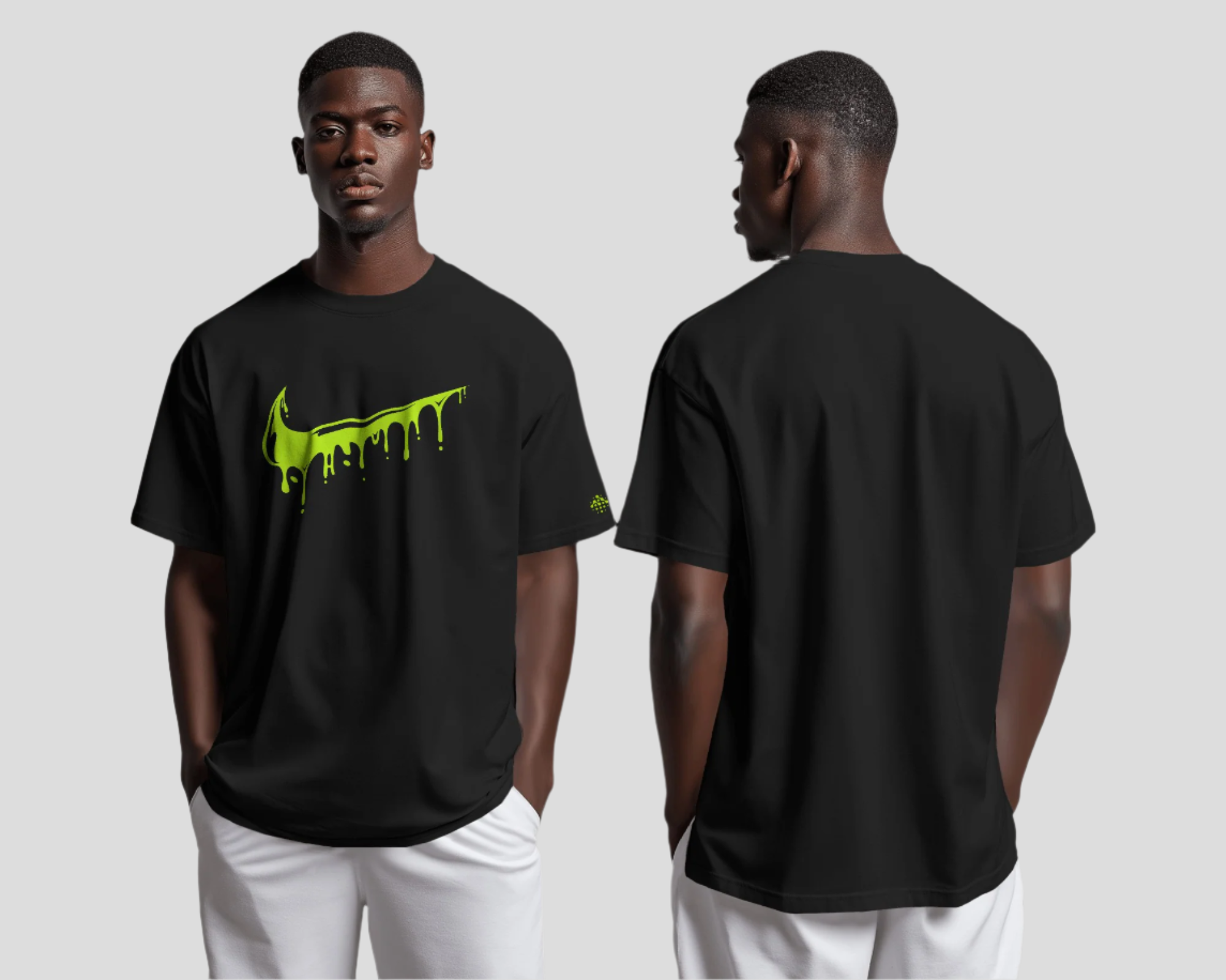 Drip Tick  Fluorescent Version Oversized - Tshirt