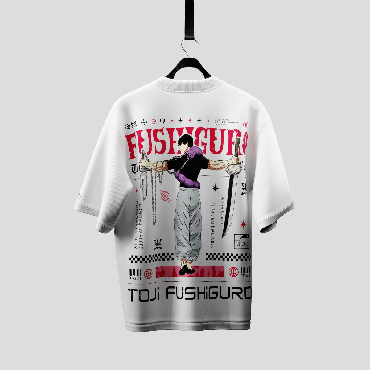 Toji Swords Oversized Tshirt 240 GSM – Gizmoz.in