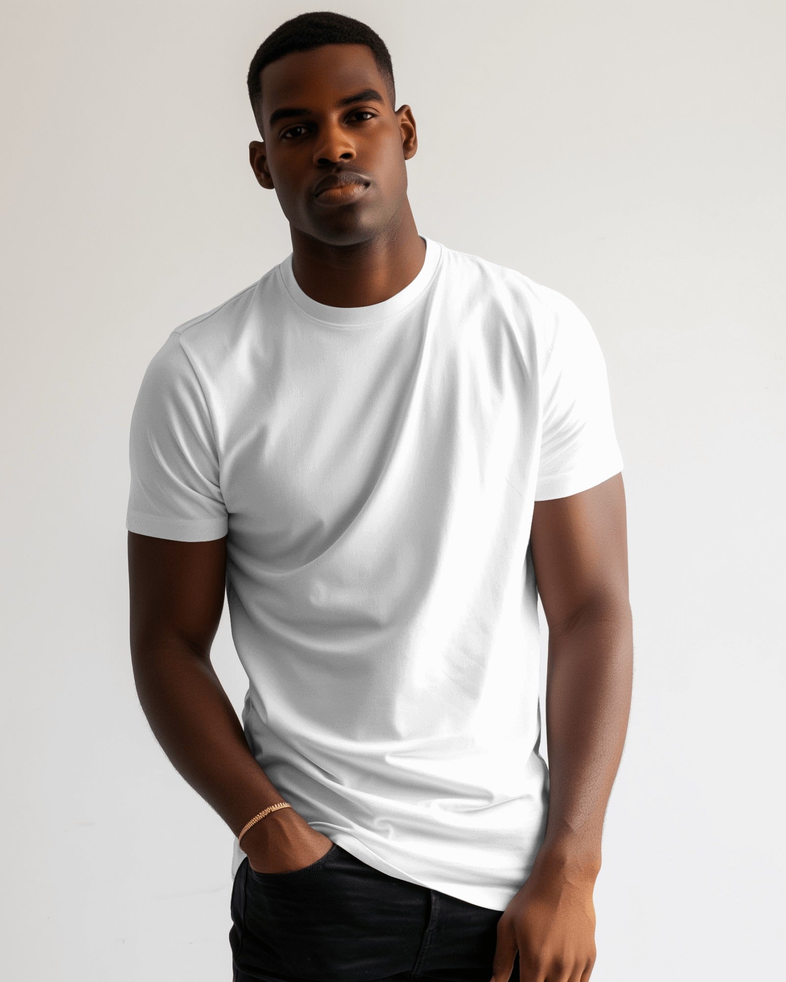 Crew Neck Plain Tshirt