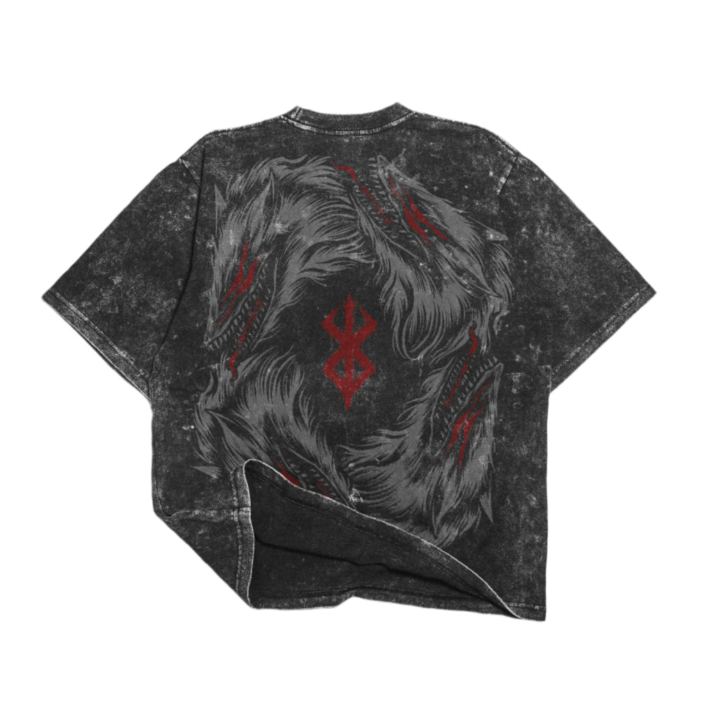 berserk wolves oversized tshirt
