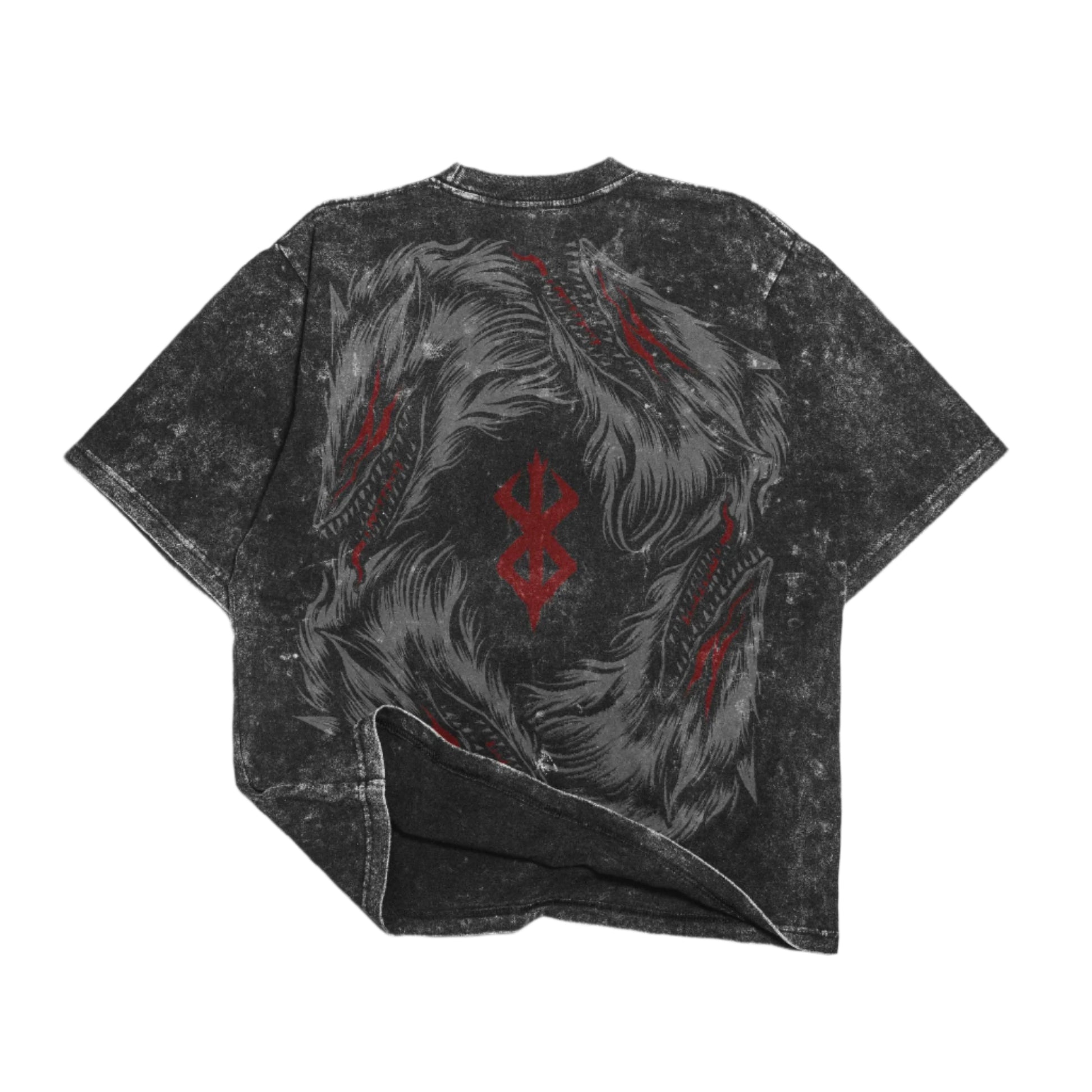 berserk wolves oversized tshirt