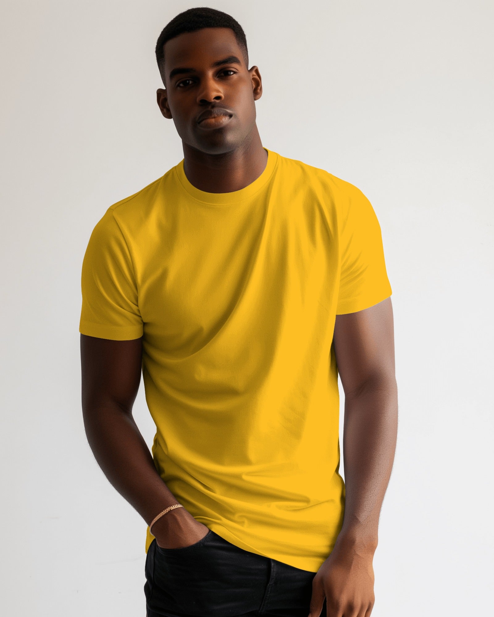 Crew Neck Plain Tshirt