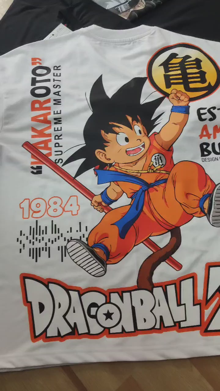 Goku 1984 Edition Oversized Tshirt Drop Shoulder 240 GSM